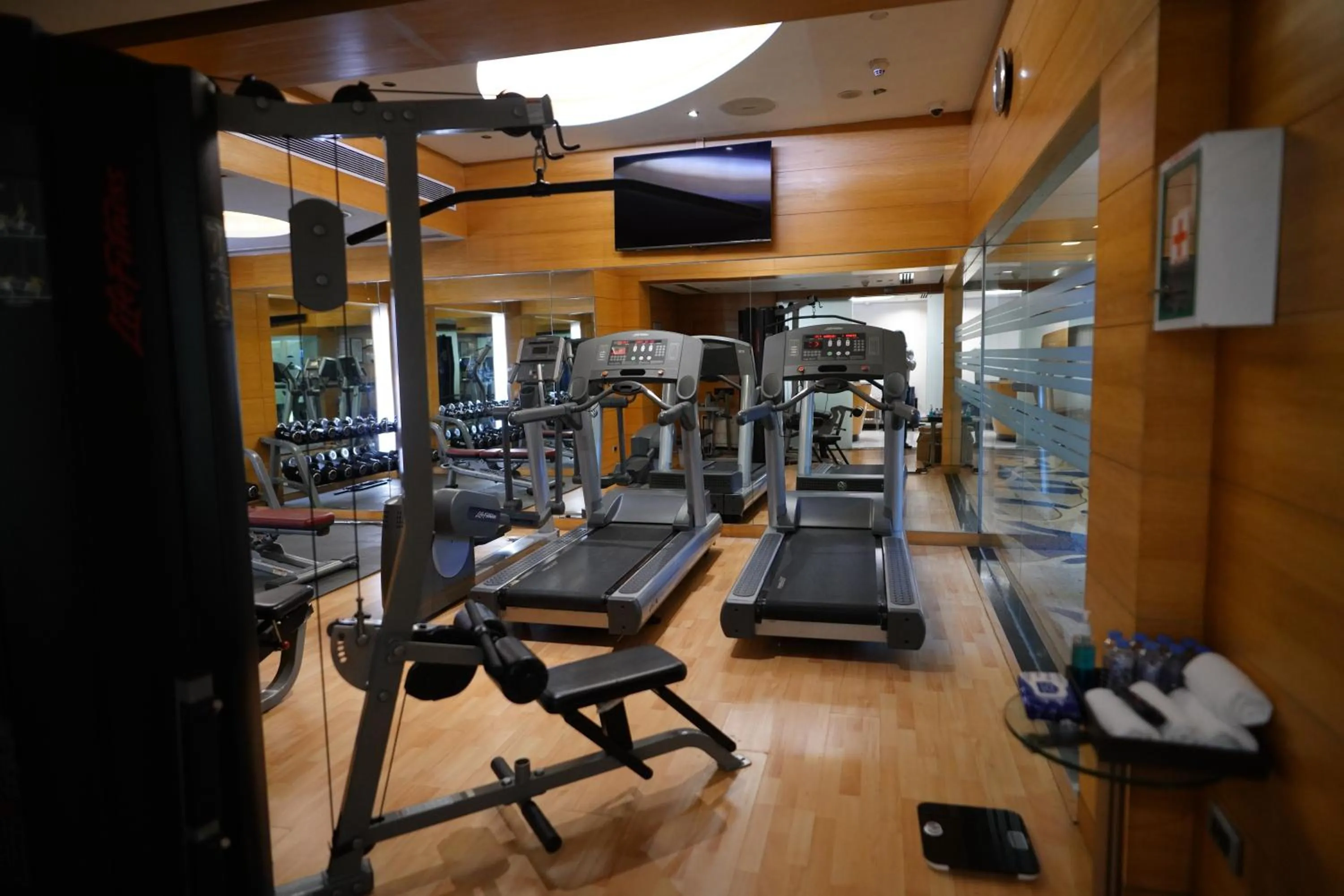 Fitness centre/facilities in Radisson Blu Marina Hotel Connaught Place