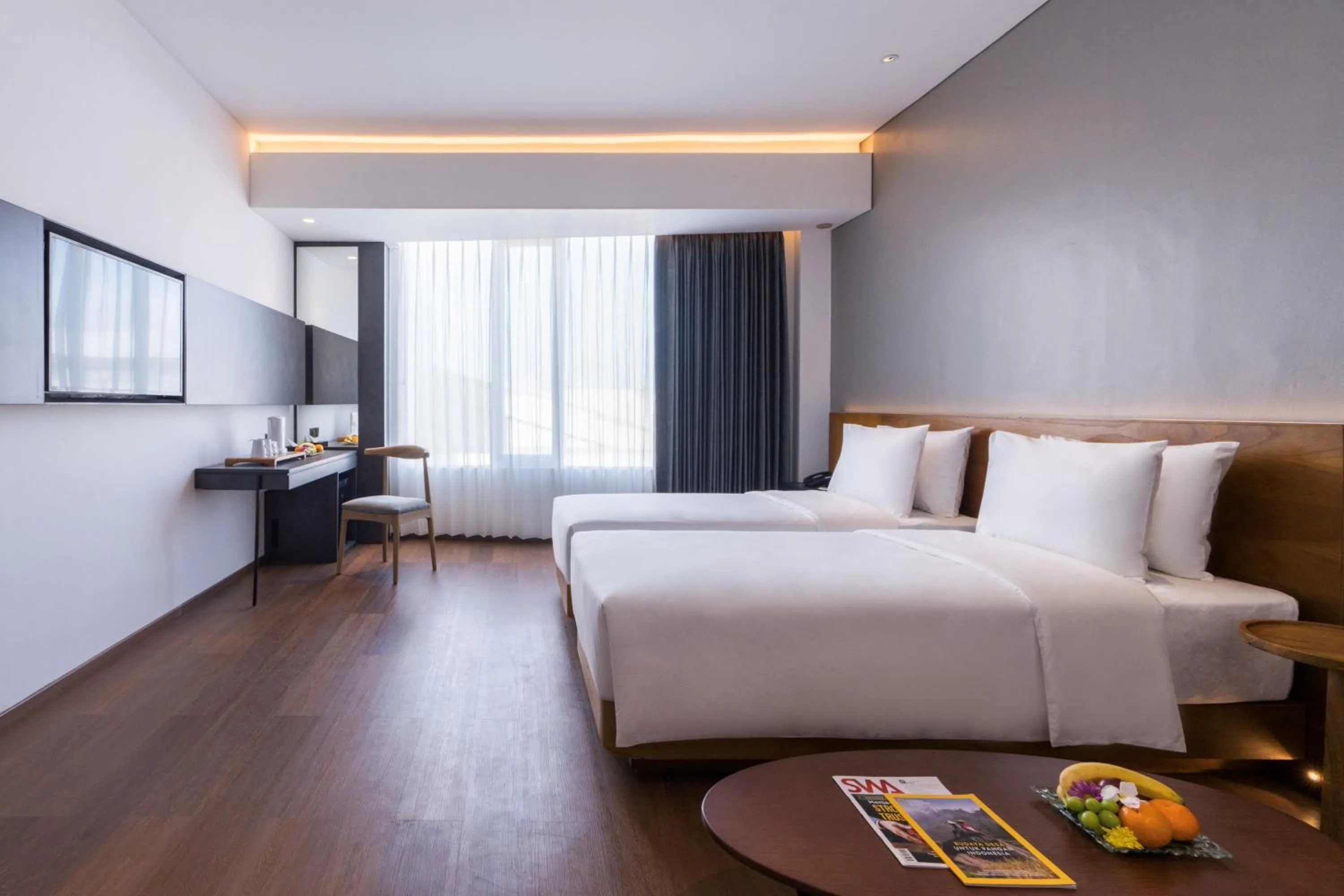 Bedroom, Bed in Hotel Santika Bangka