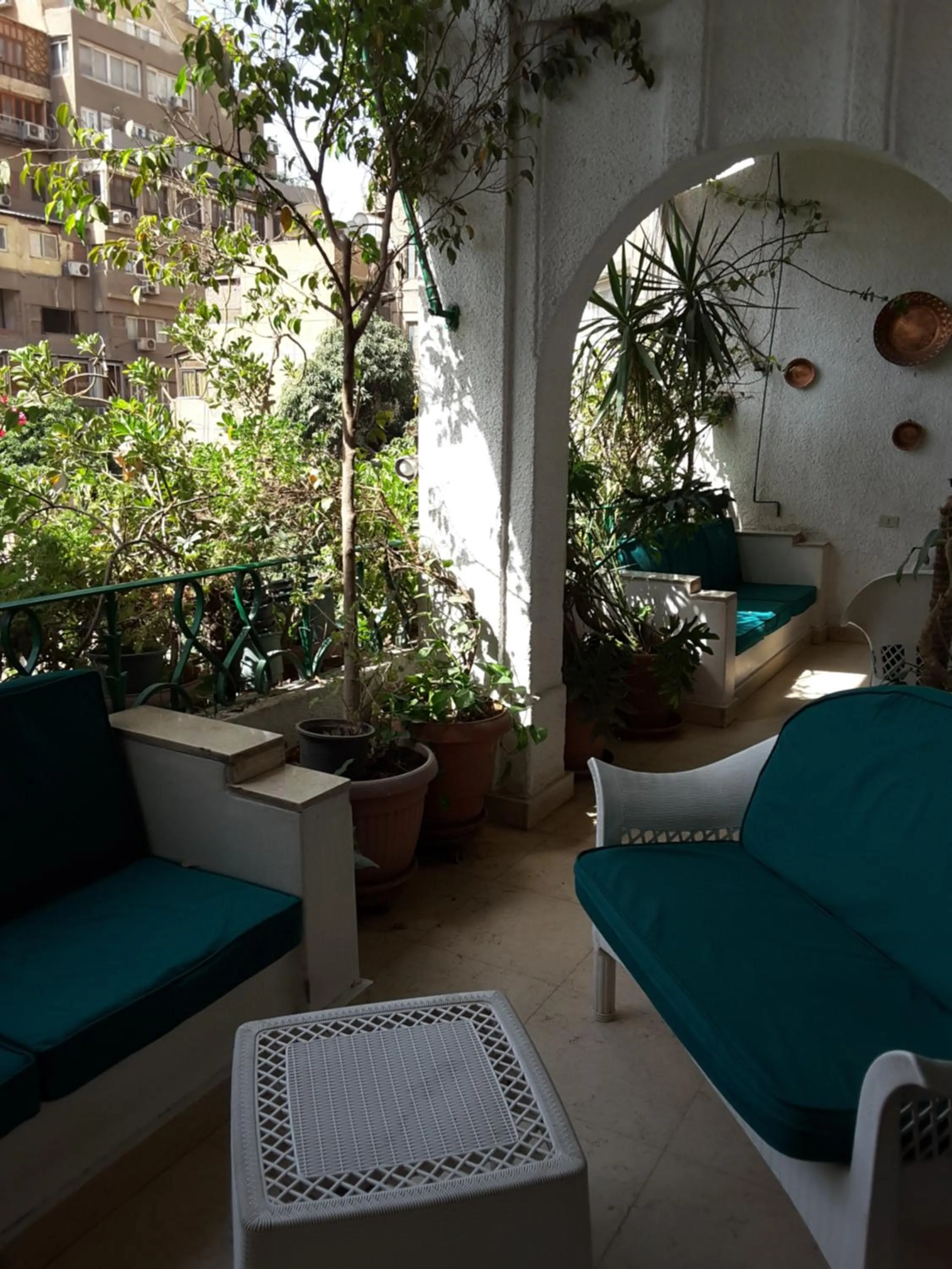 Balcony/Terrace in Horus House Hotel Zamalek