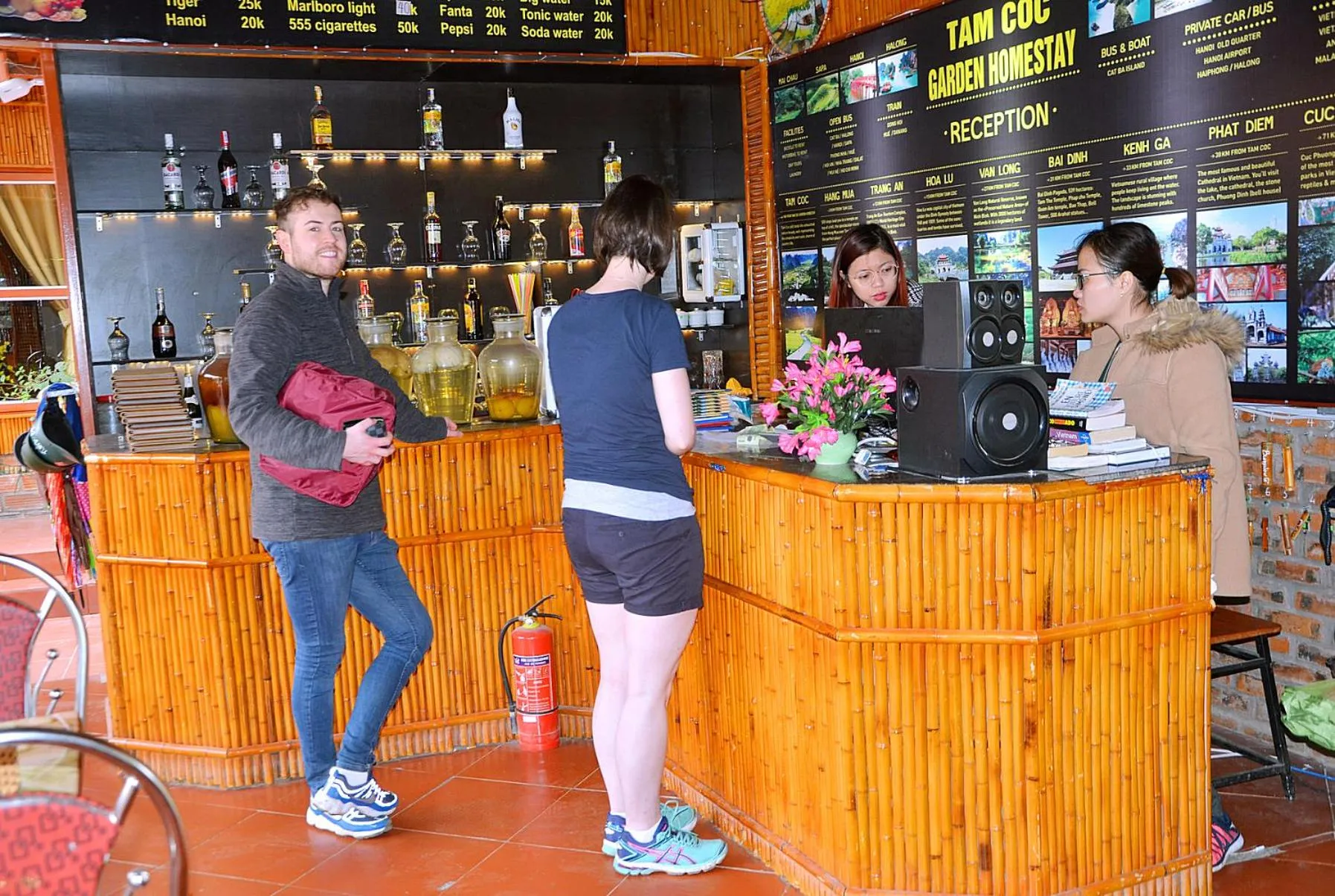 Lobby or reception in Tam Coc Garden Homestay