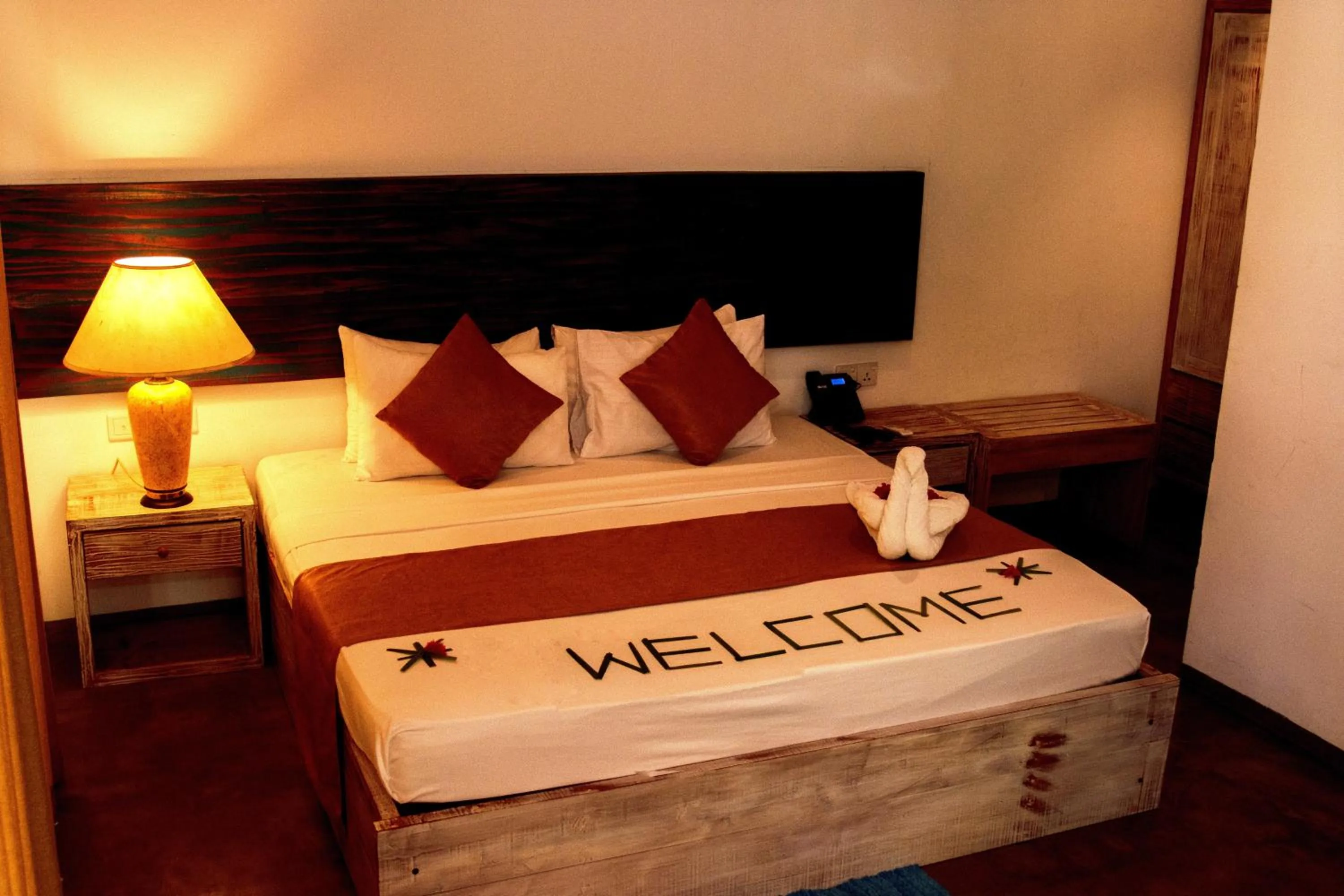 View (from property/room), Bed in Pigeon Island Beach Resort and Spa