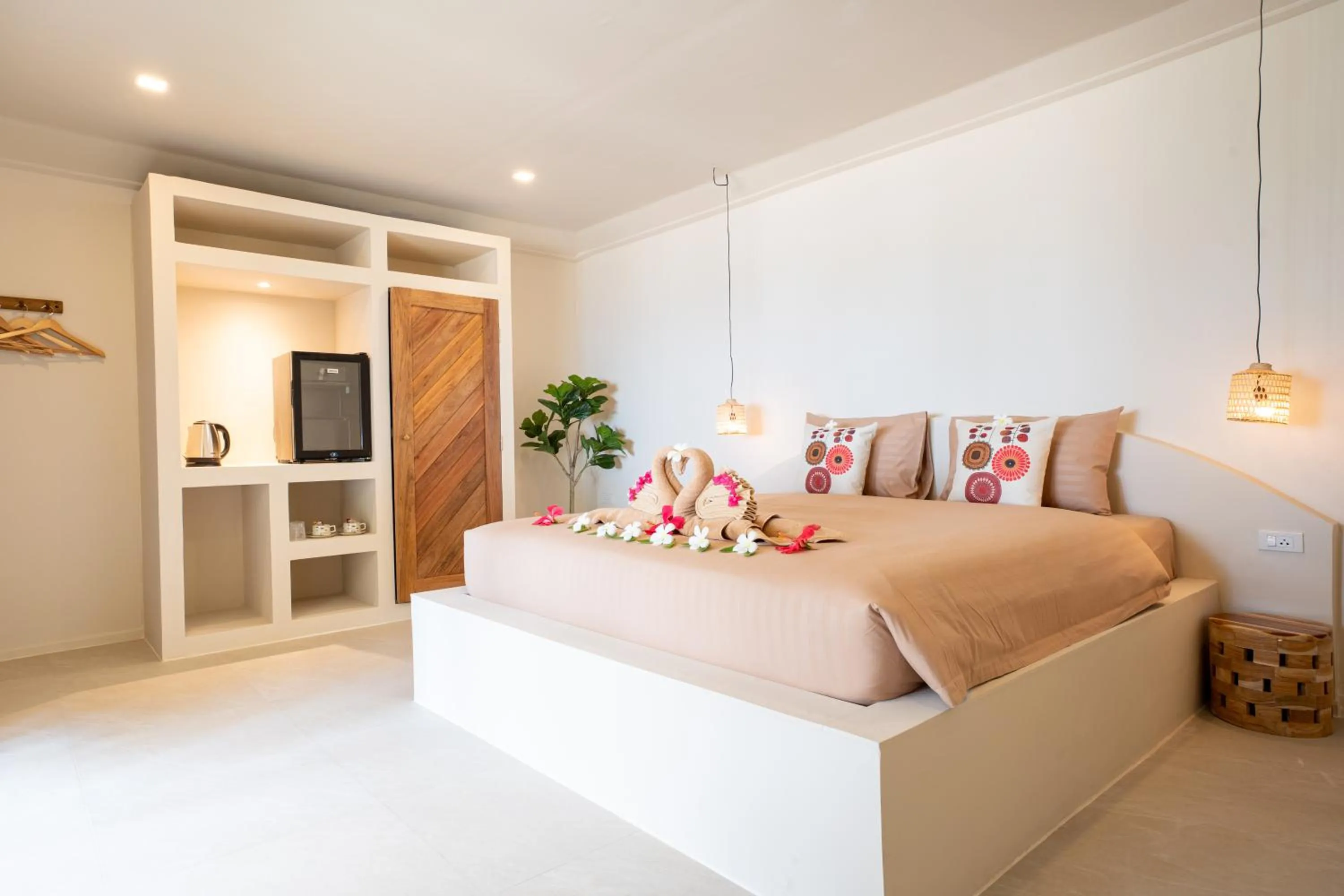 Bed in Relax Bay Beach Resort