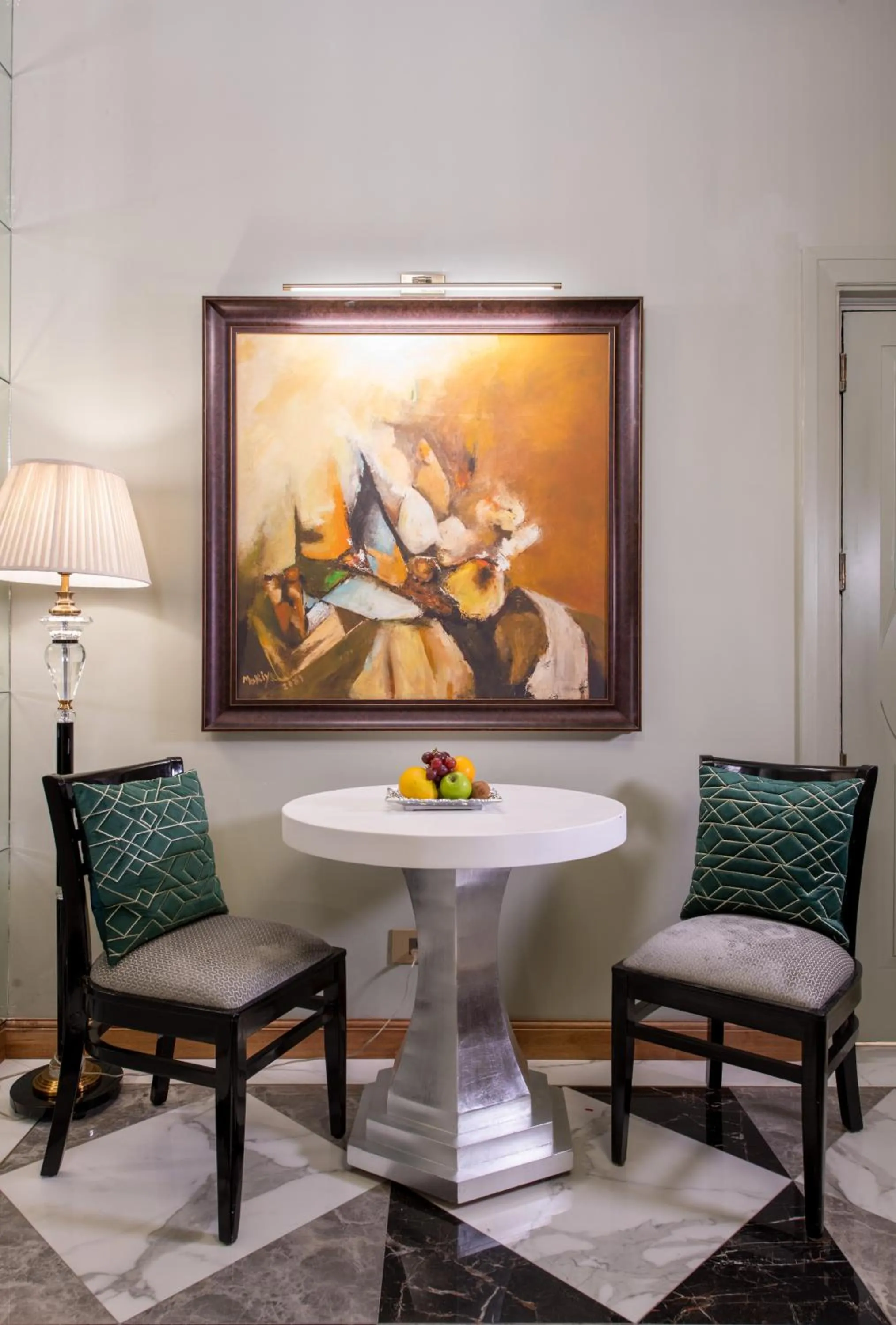 Seating area in The Claridges New Delhi