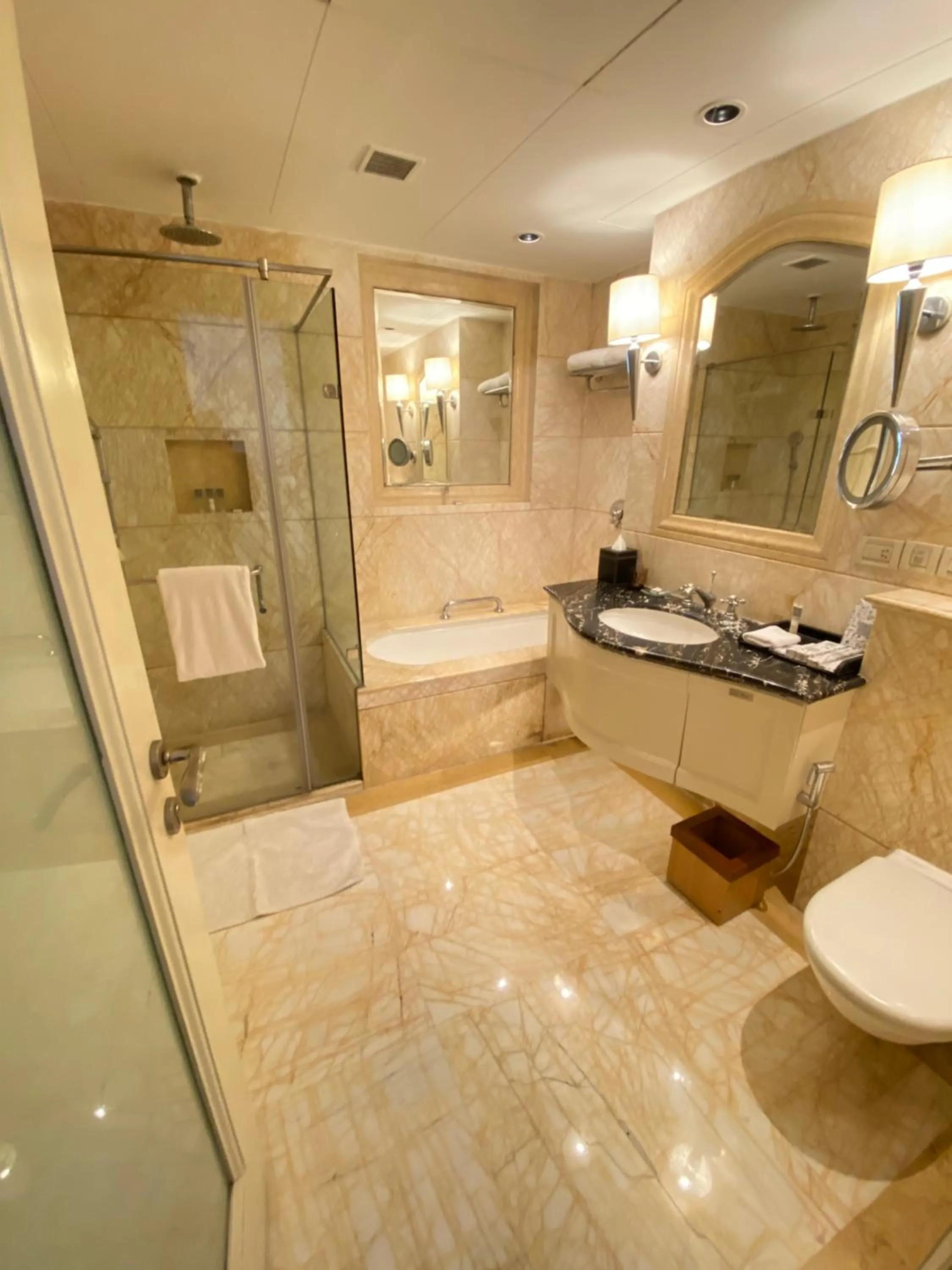 Shower in The Claridges New Delhi