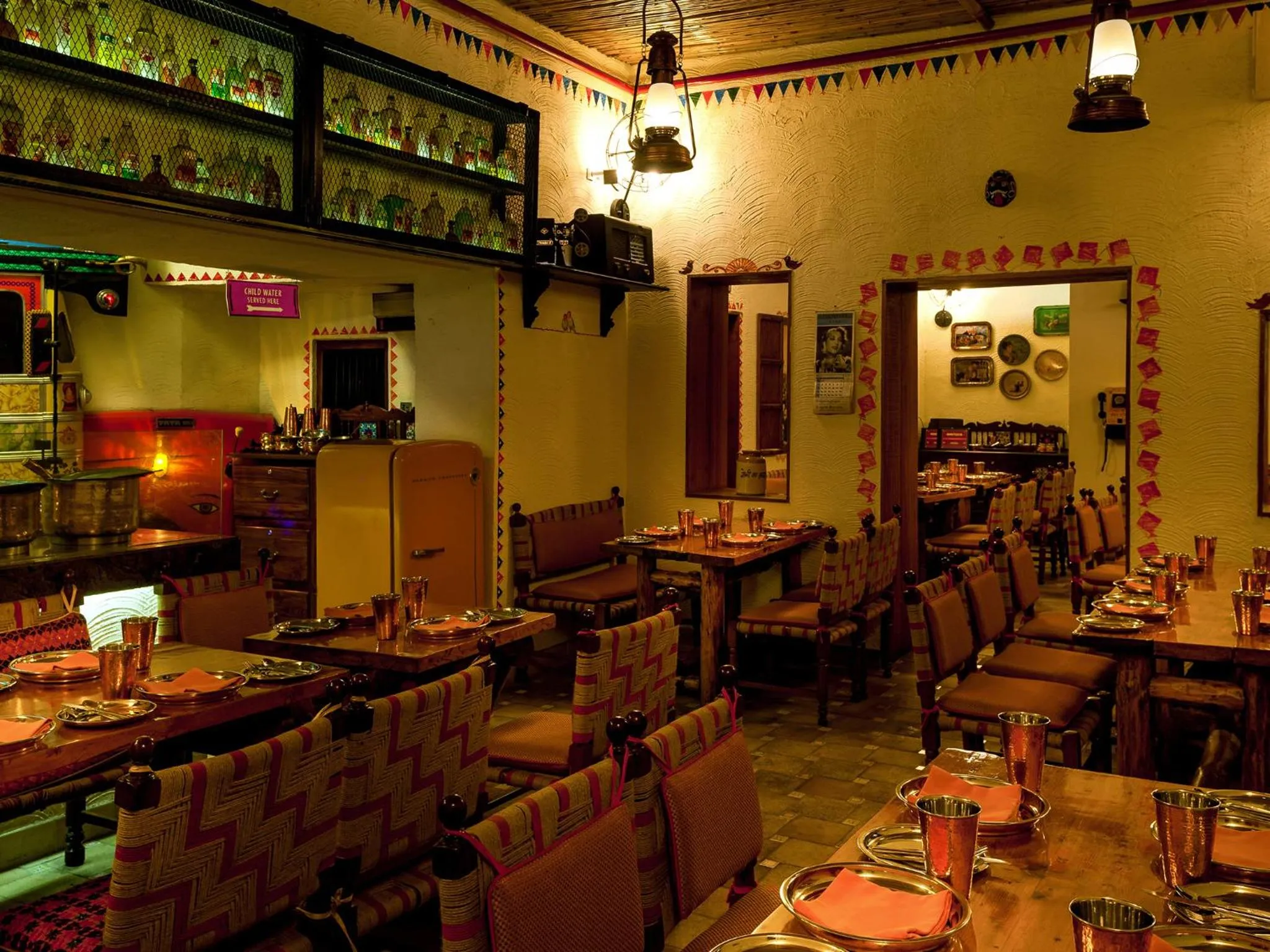 Dining area in The Claridges New Delhi