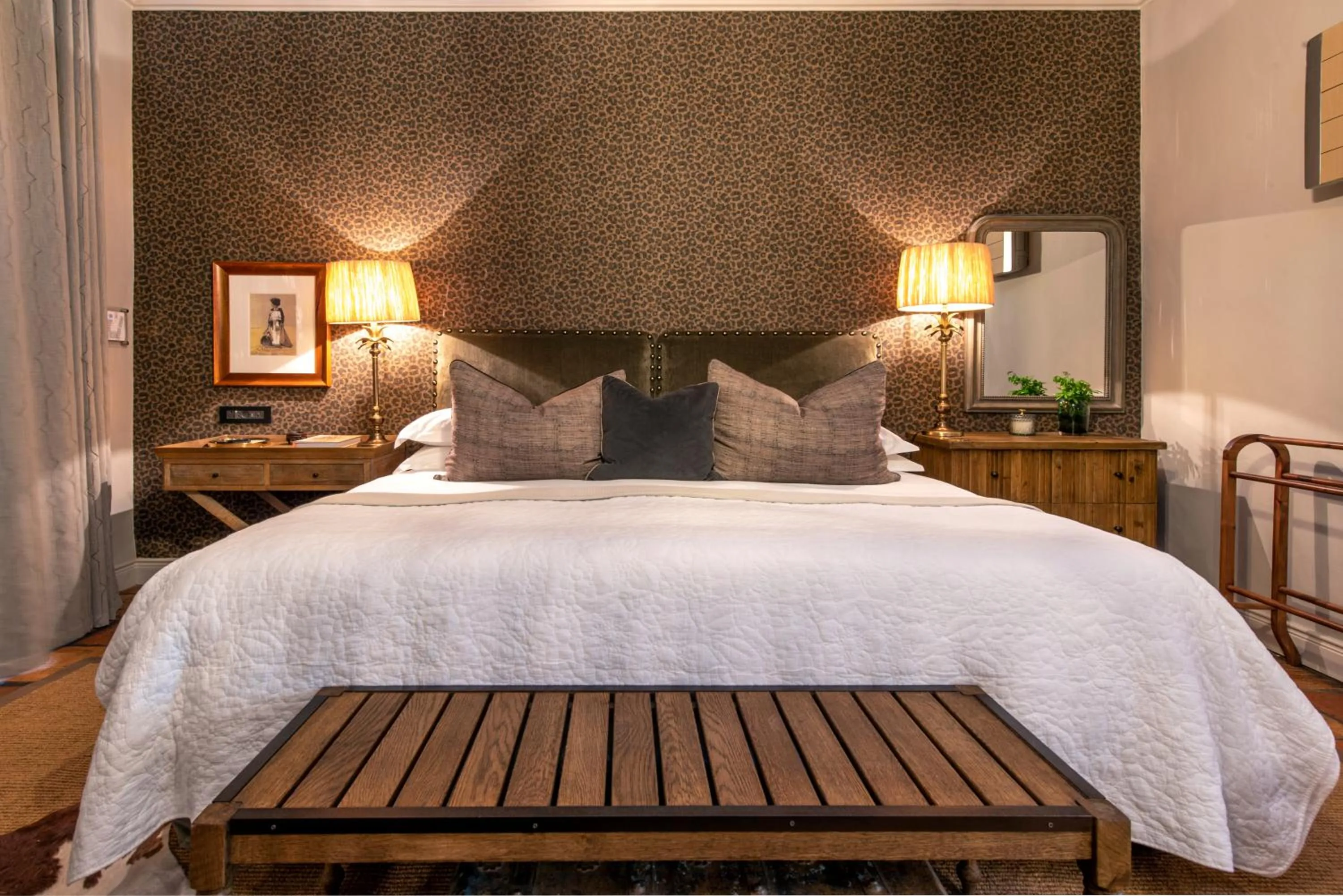 Bed in Avondrood Guest House by The Oyster Collection