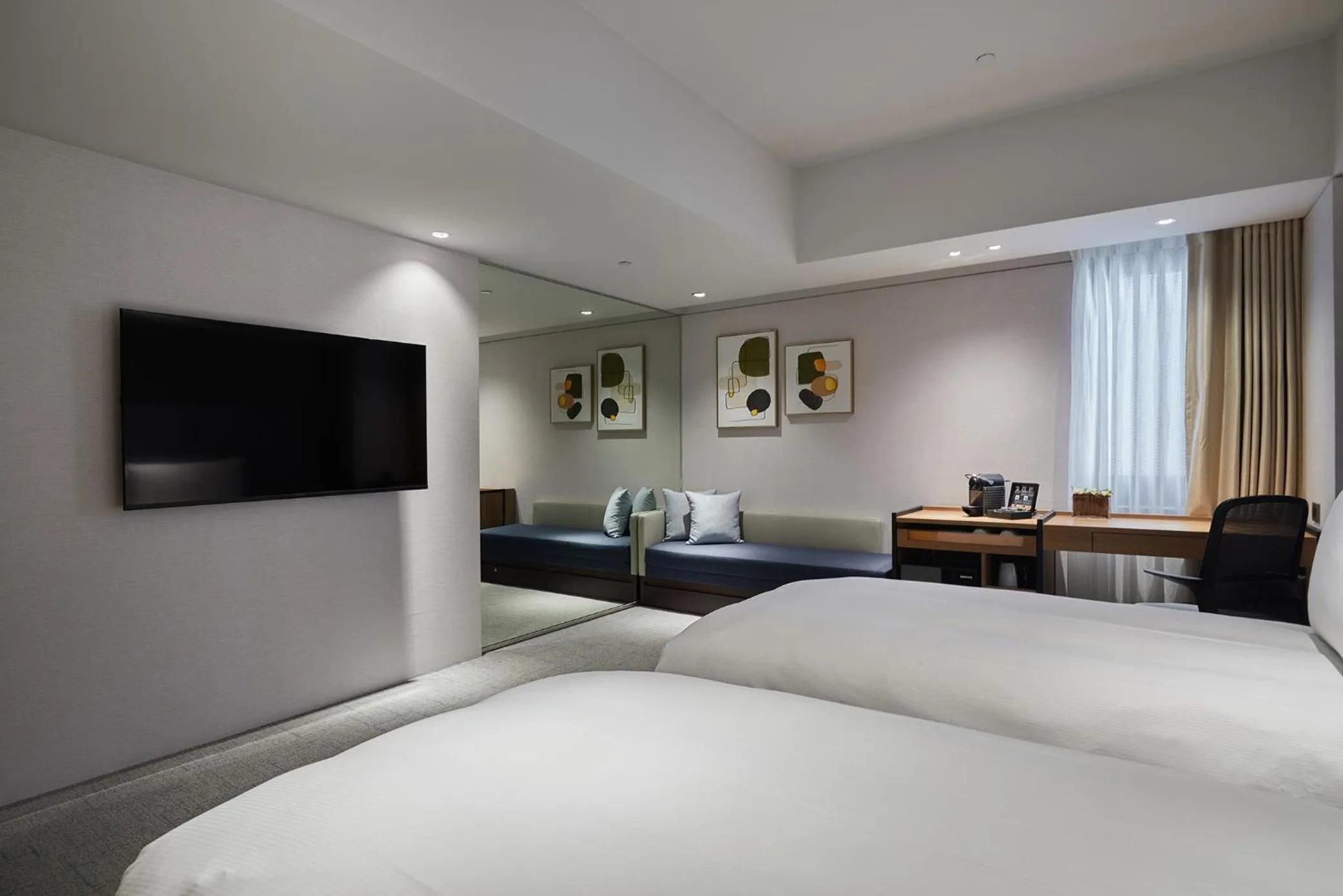 On site, Bed in K Hotel Taipei Nanjing