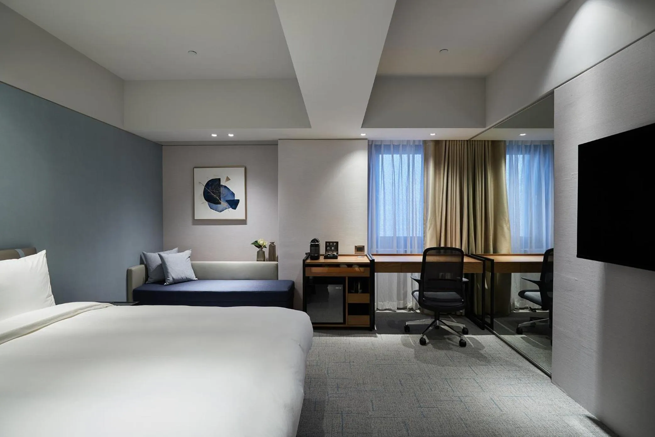 On site, Bed in K Hotel Taipei Nanjing