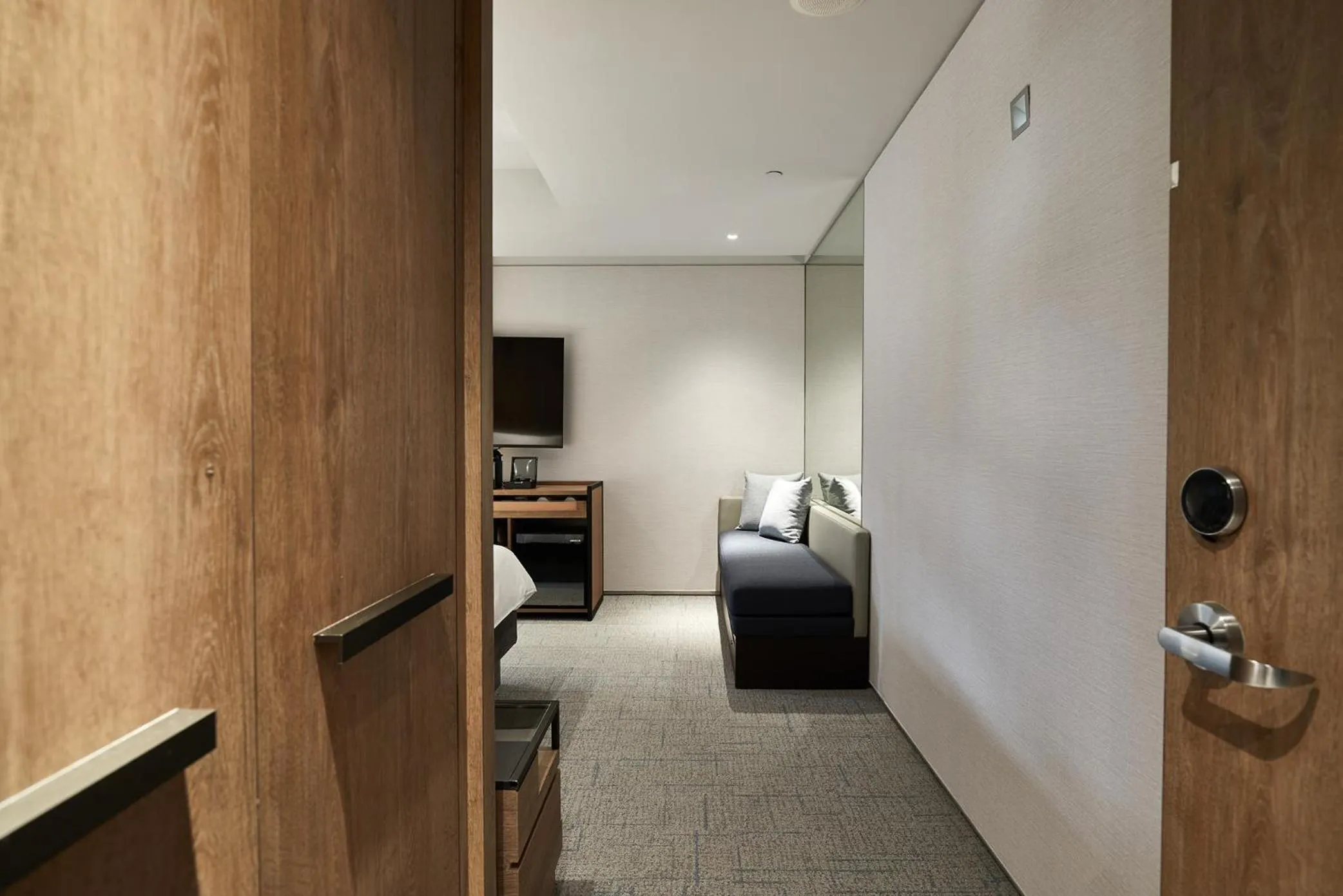 Bed in K Hotel Taipei Nanjing