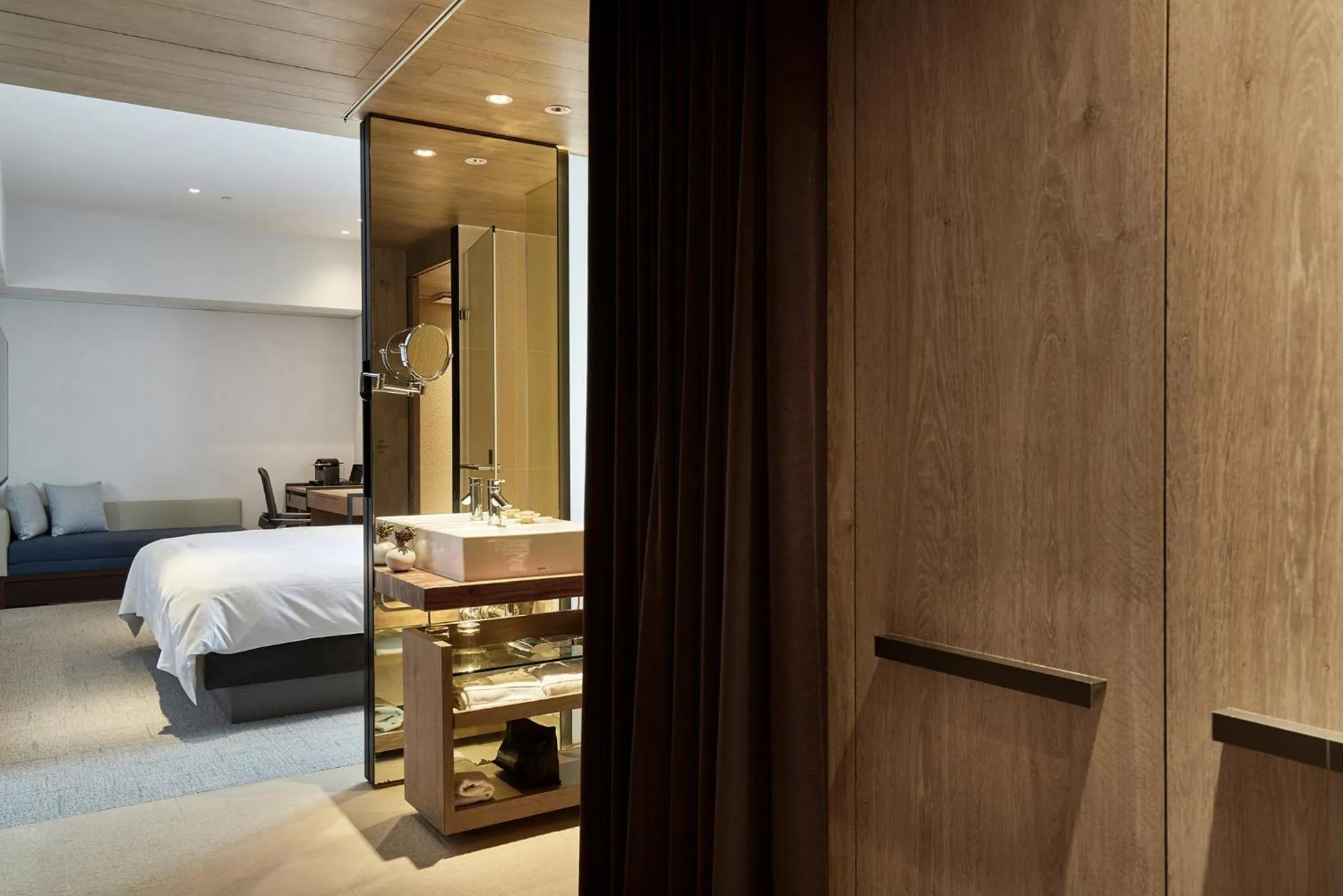 Bed in K Hotel Taipei Nanjing