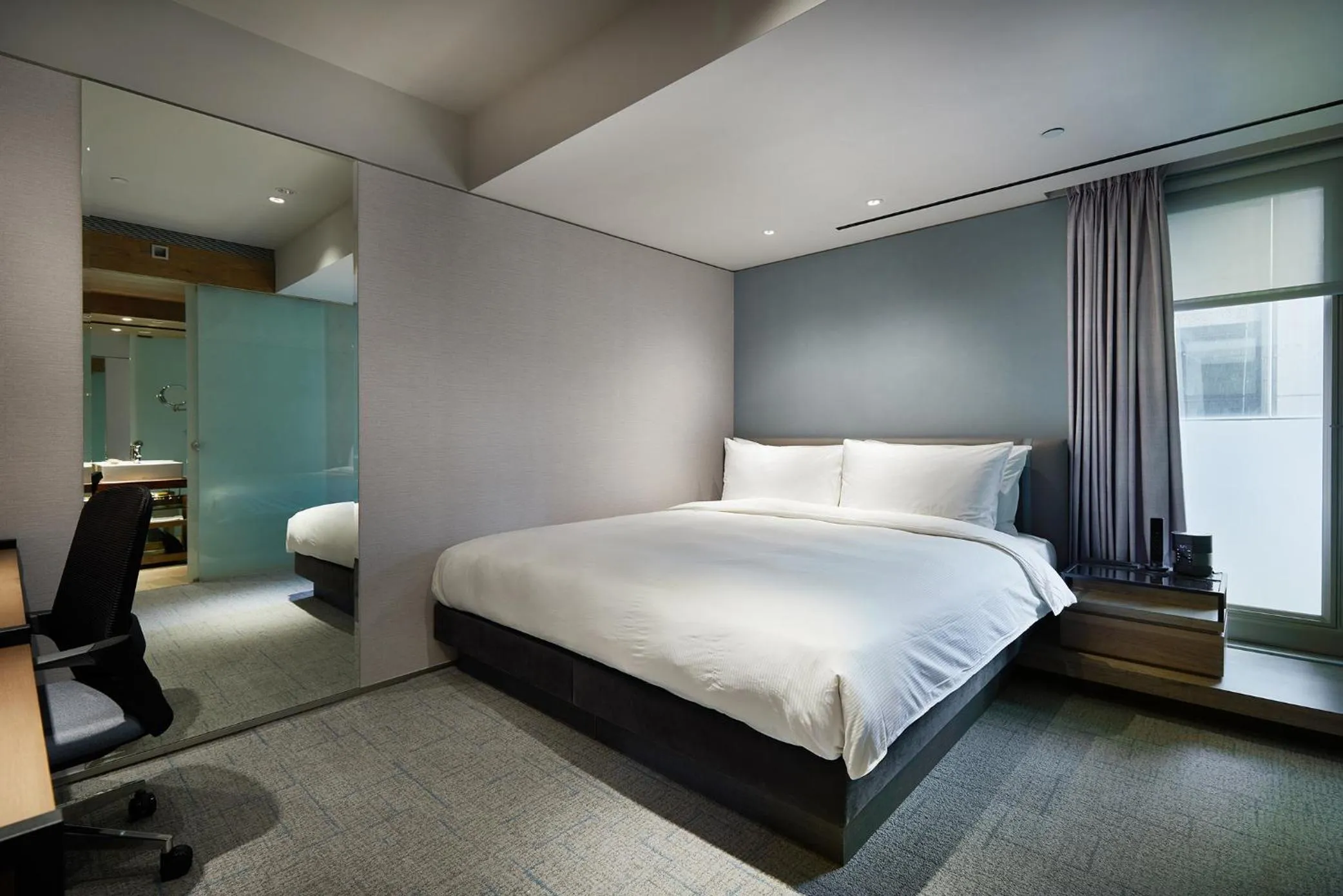 Bed in K Hotel Taipei Nanjing