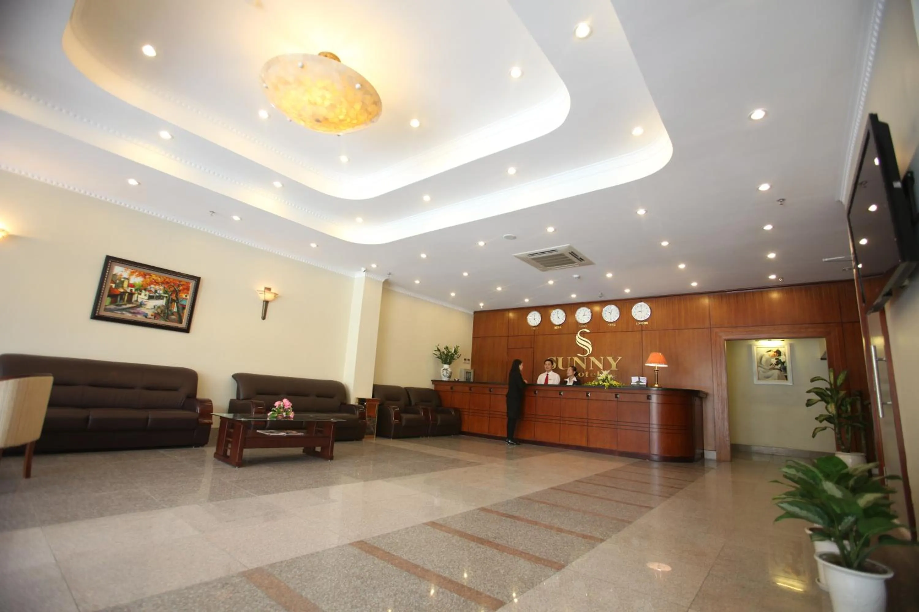 Lobby or reception in Sunny 3 Hotel