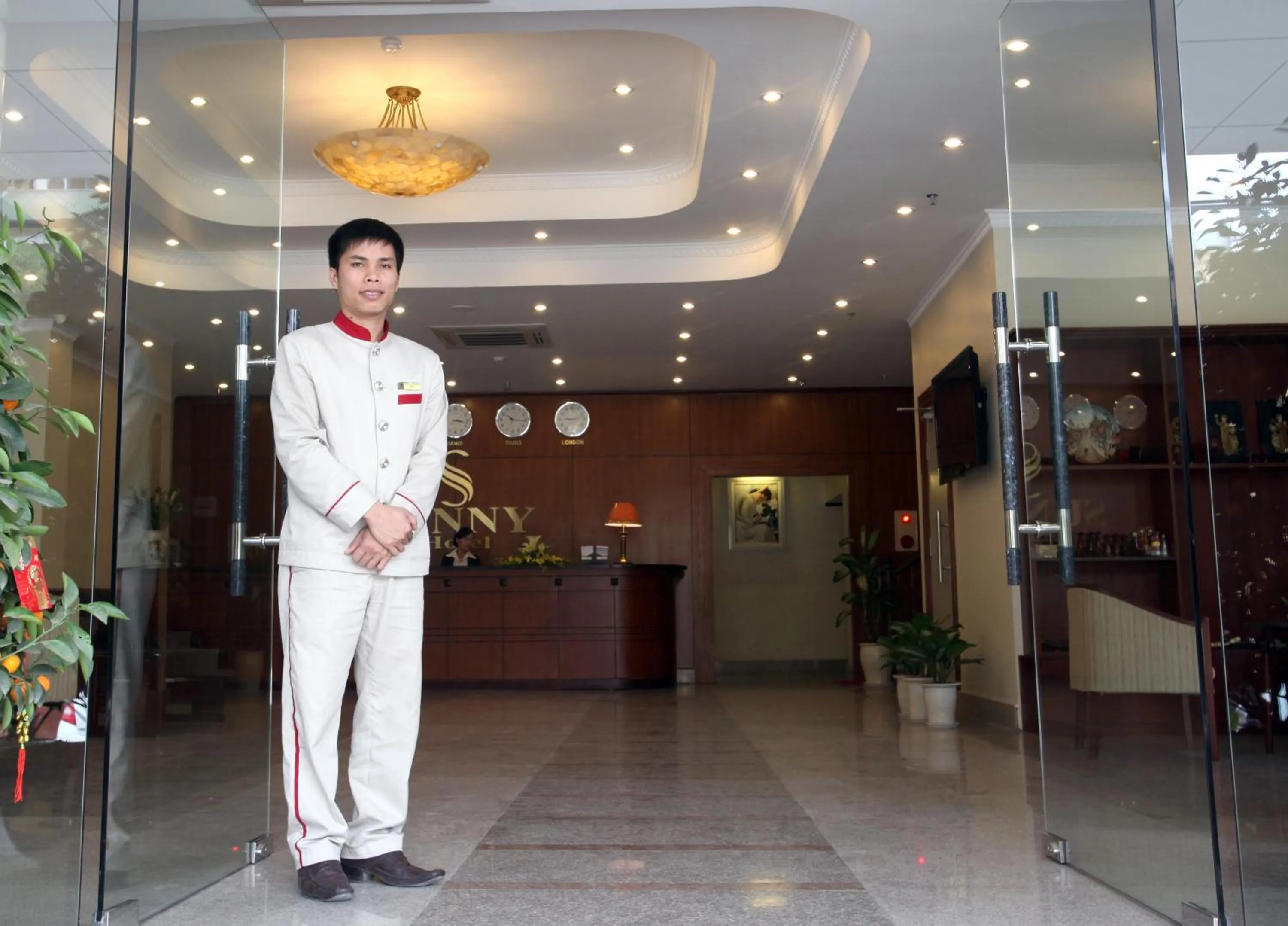 Lobby or reception in Sunny 3 Hotel