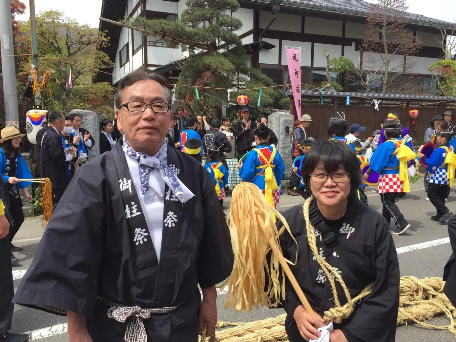 Staff in Gallery Nozawa Inn