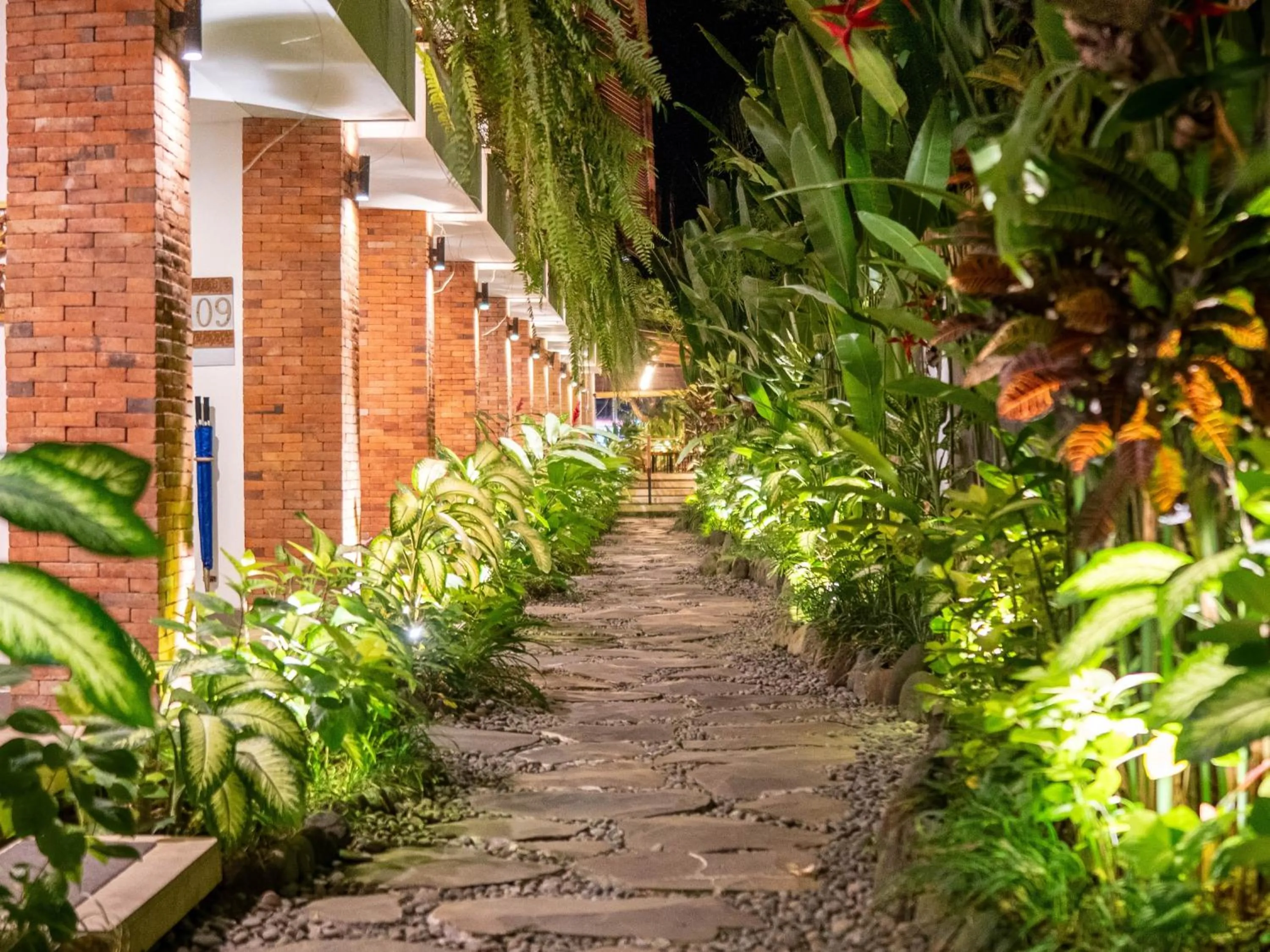 Garden in Sagara Candidasa by AHM