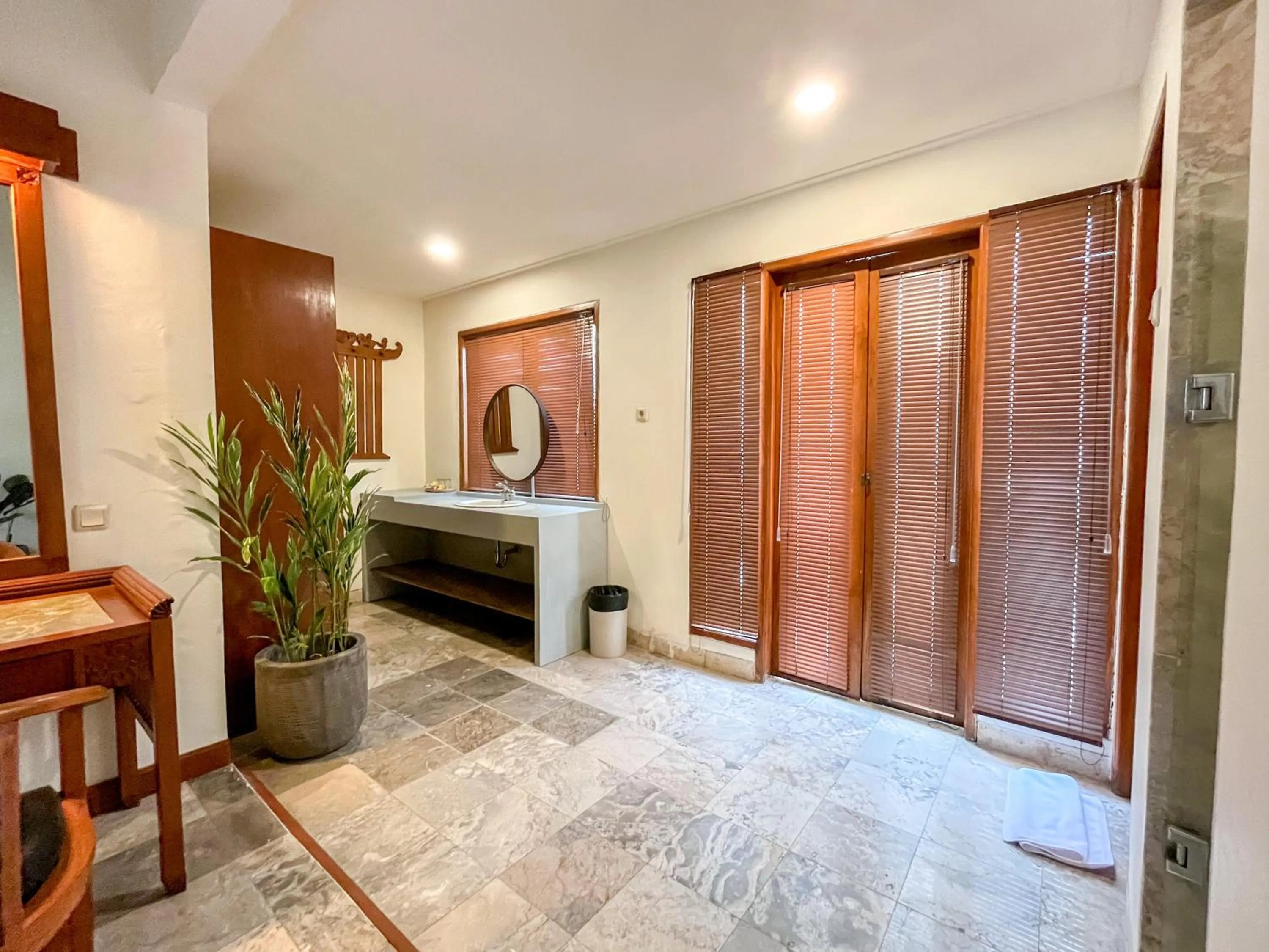 Bed in The Lagoon Bali Pool Hotel and Suites