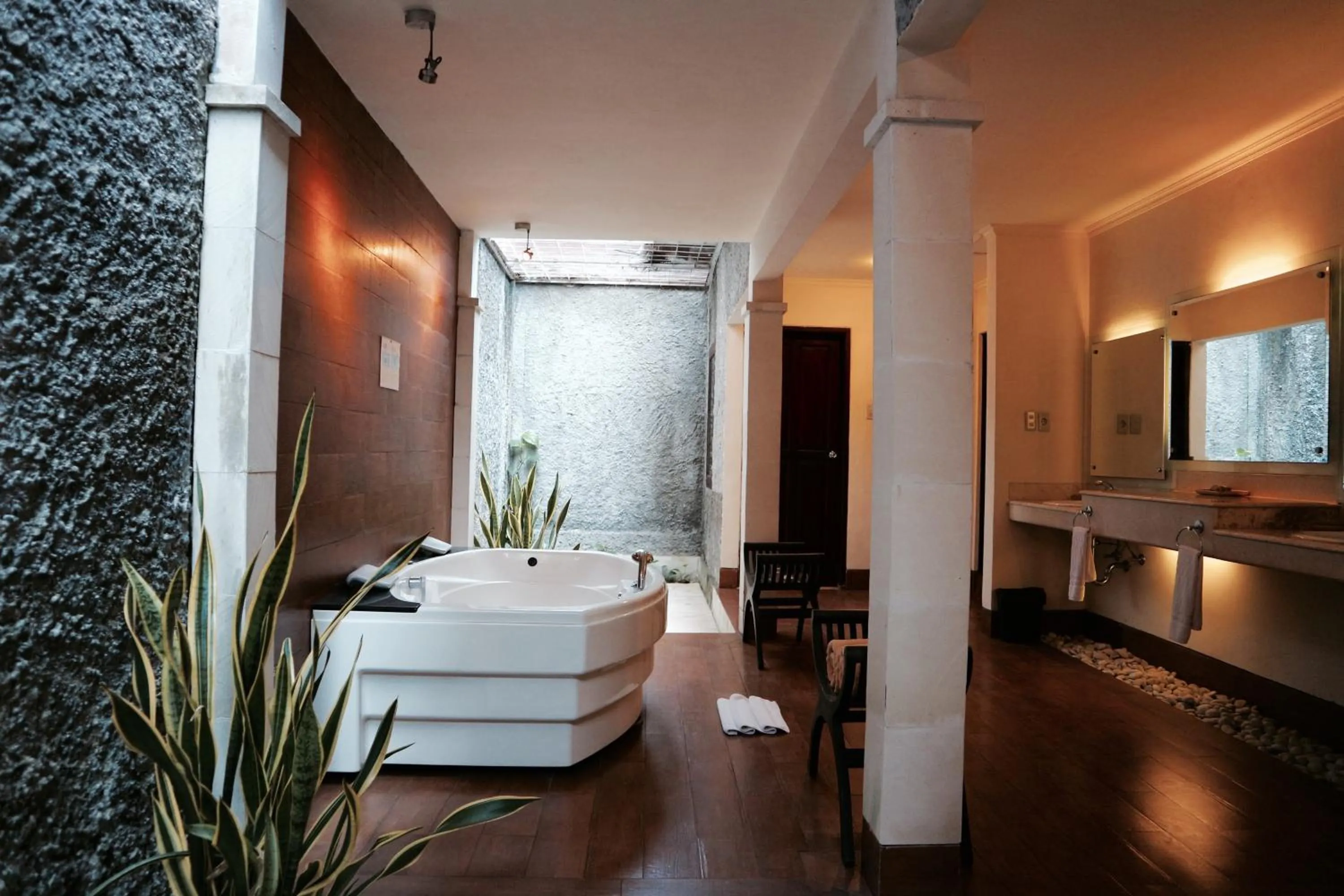 Bed in The Lagoon Bali Pool Hotel and Suites