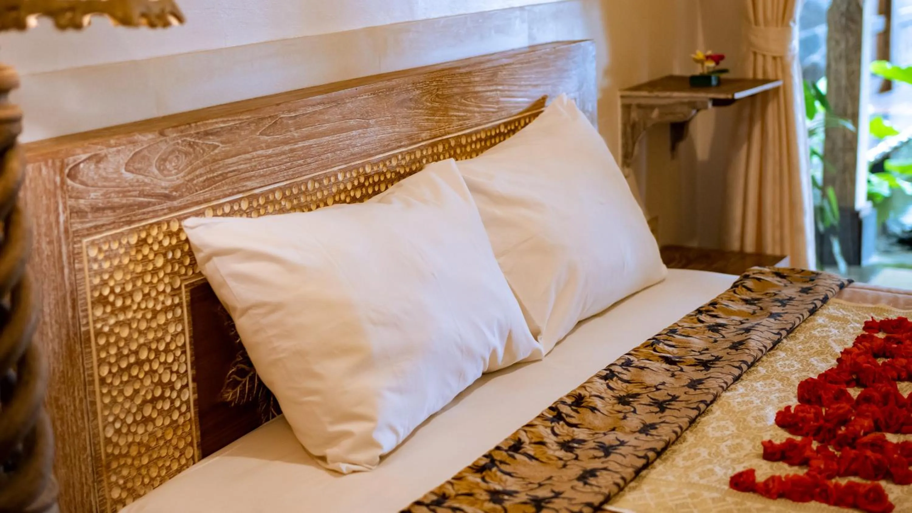 Bed in Uma Shanty Homestay