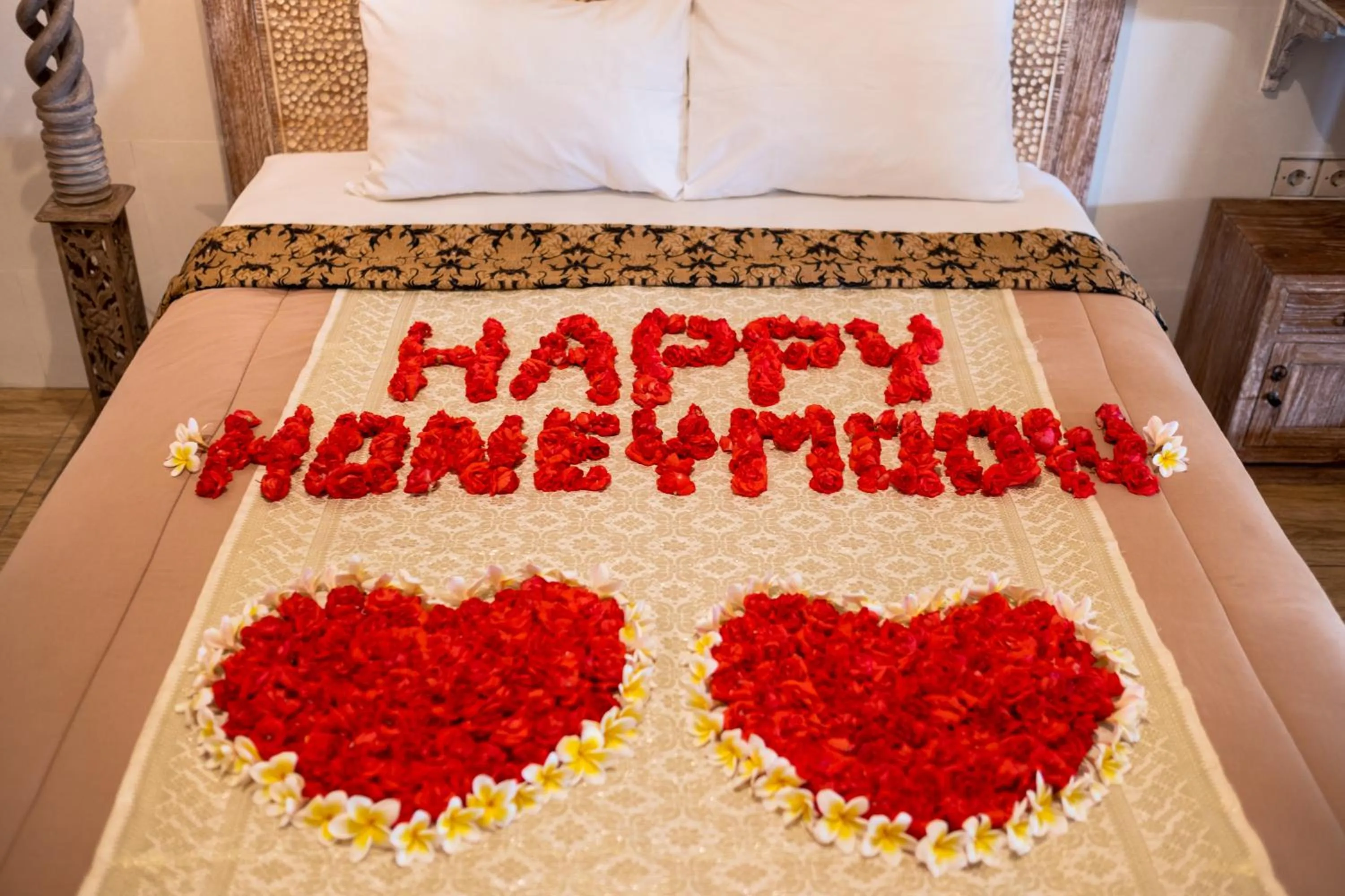 Bed in Uma Shanty Homestay