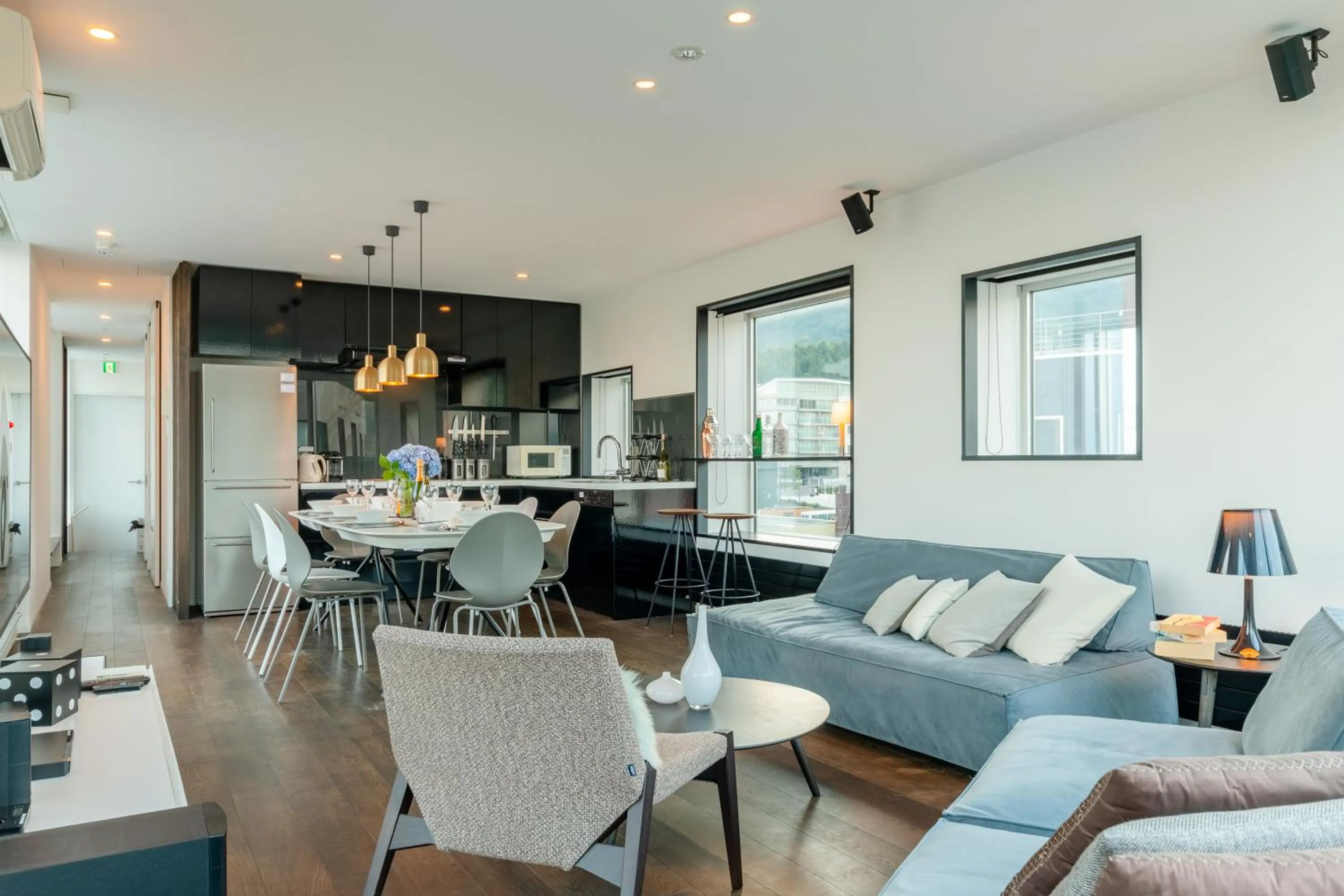 Living room in Kira Kira Suites by H2 Life