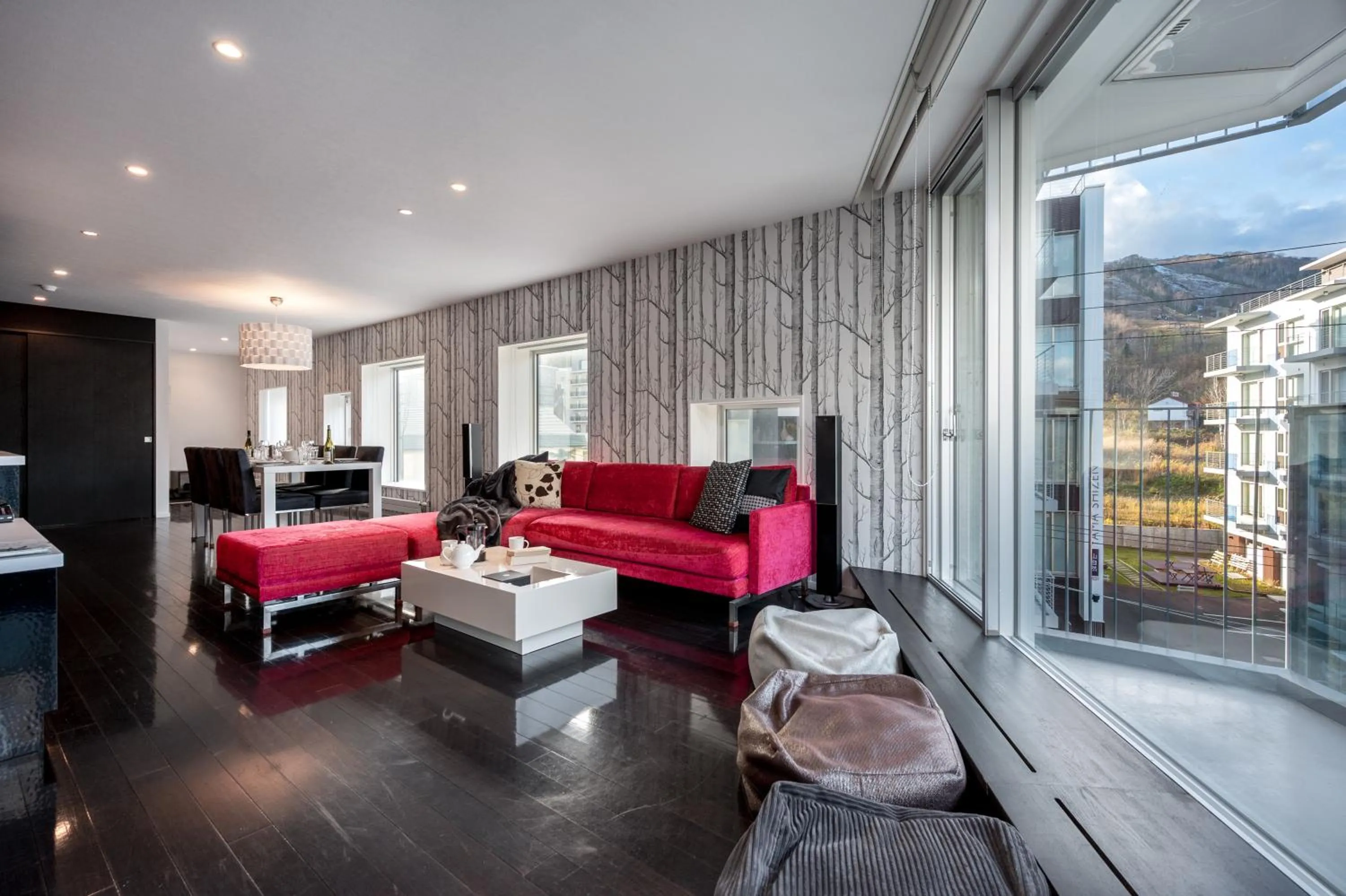 Living room in Kira Kira Suites by H2 Life