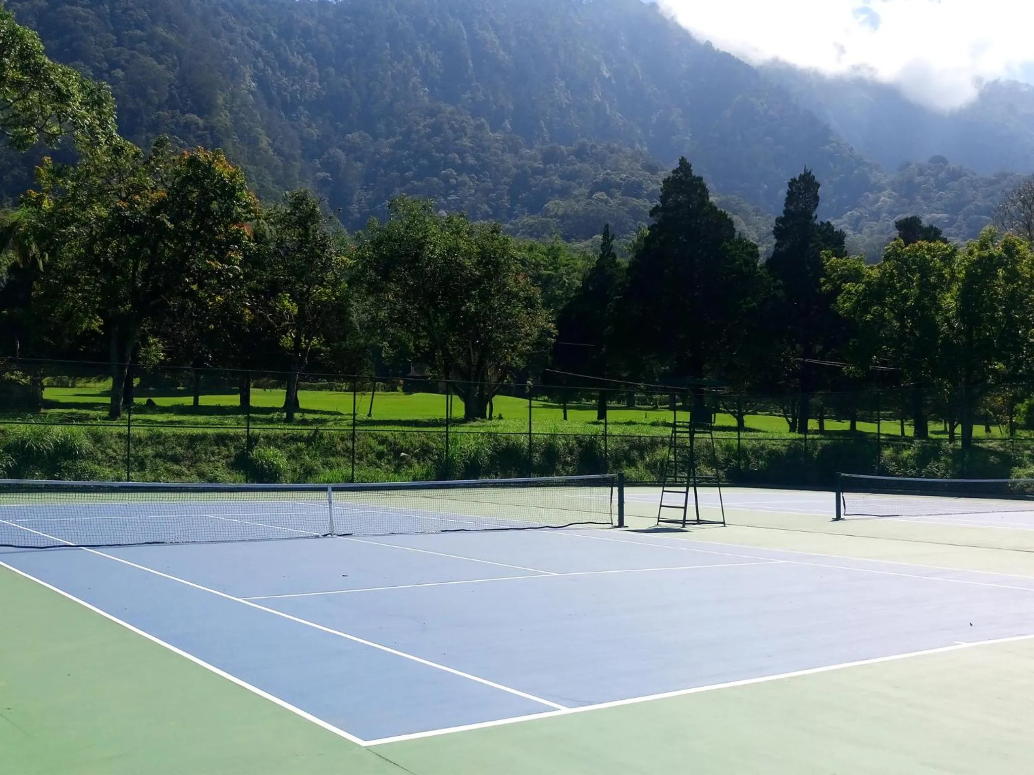 Tennis court in Handara Golf & Resort Bali