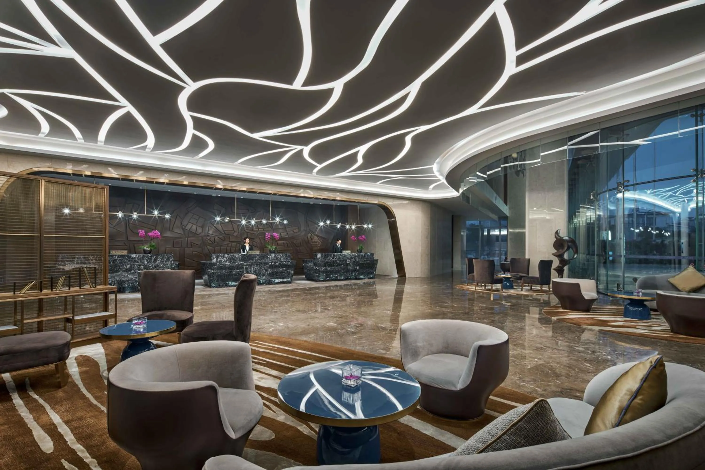 Lobby or reception in Primus Hotel Shanghai Hongqiao