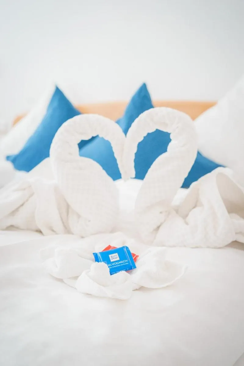 Bed in Strandpension Mäder