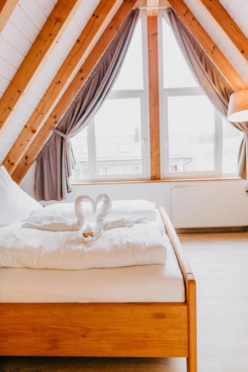 Bed in Strandpension Mäder