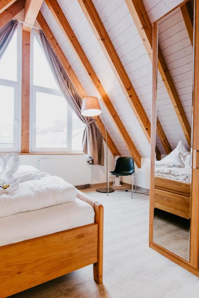 Bed in Strandpension Mäder