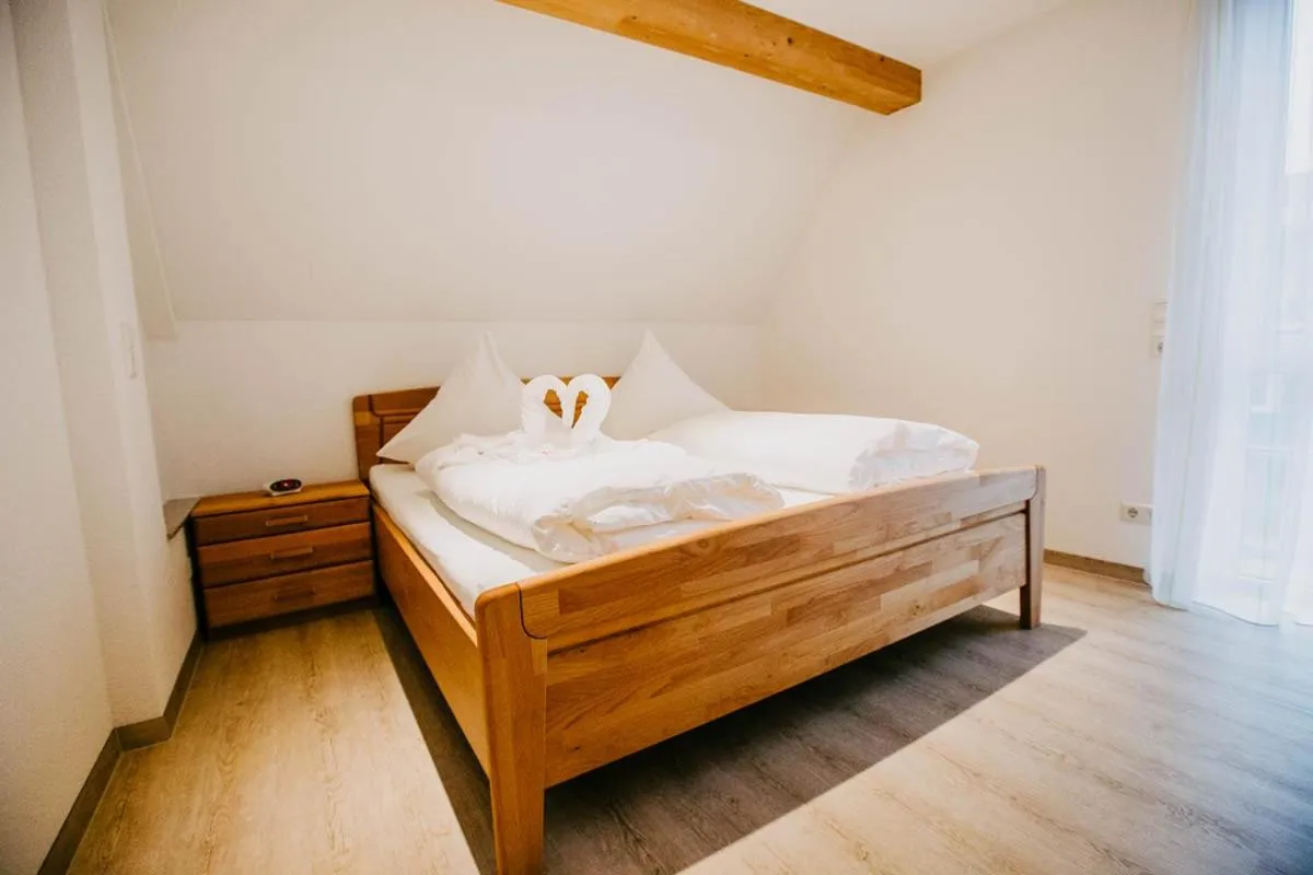 Bed in Strandpension Mäder