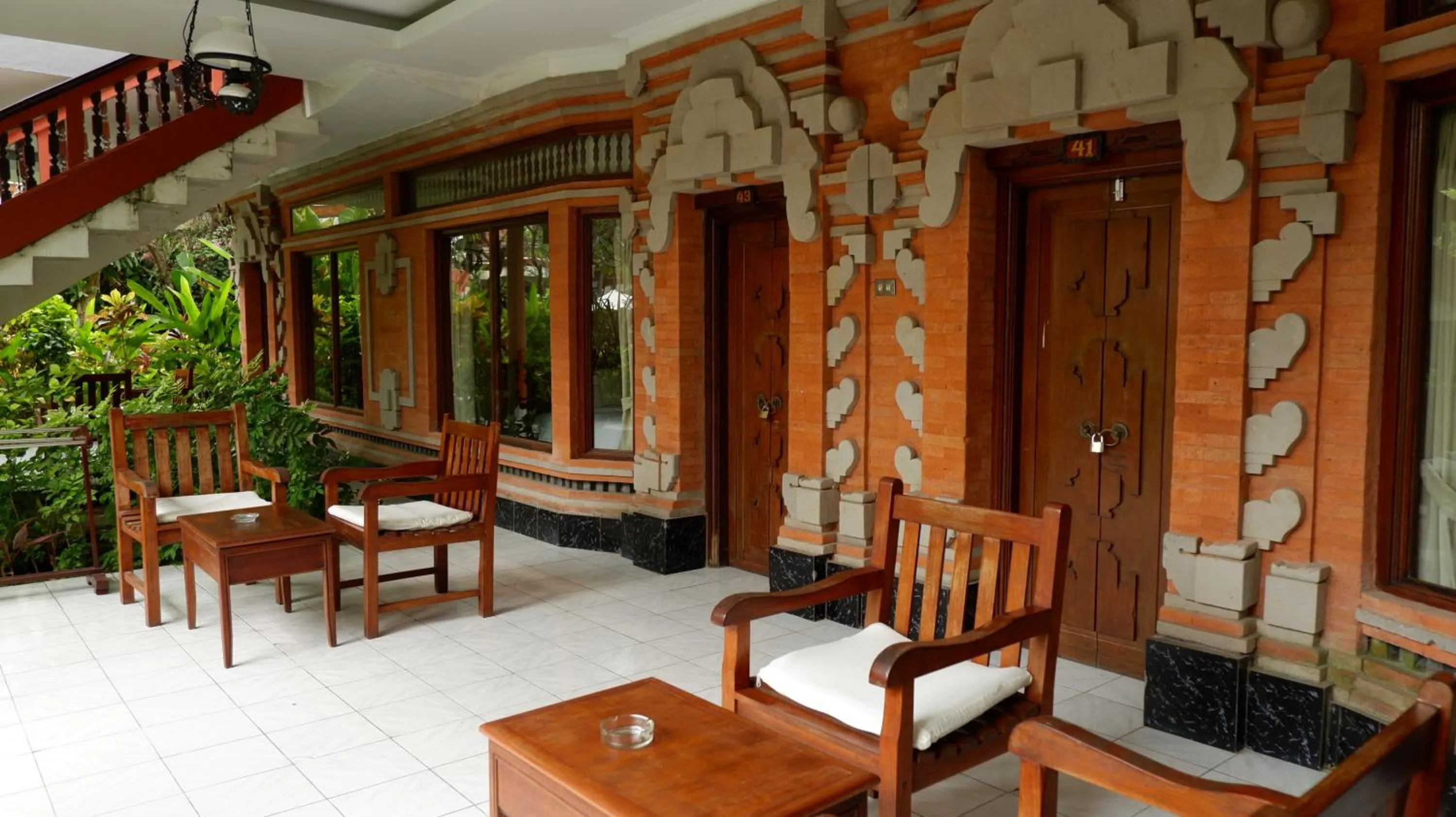 Balcony/Terrace in Swastika Bungalows