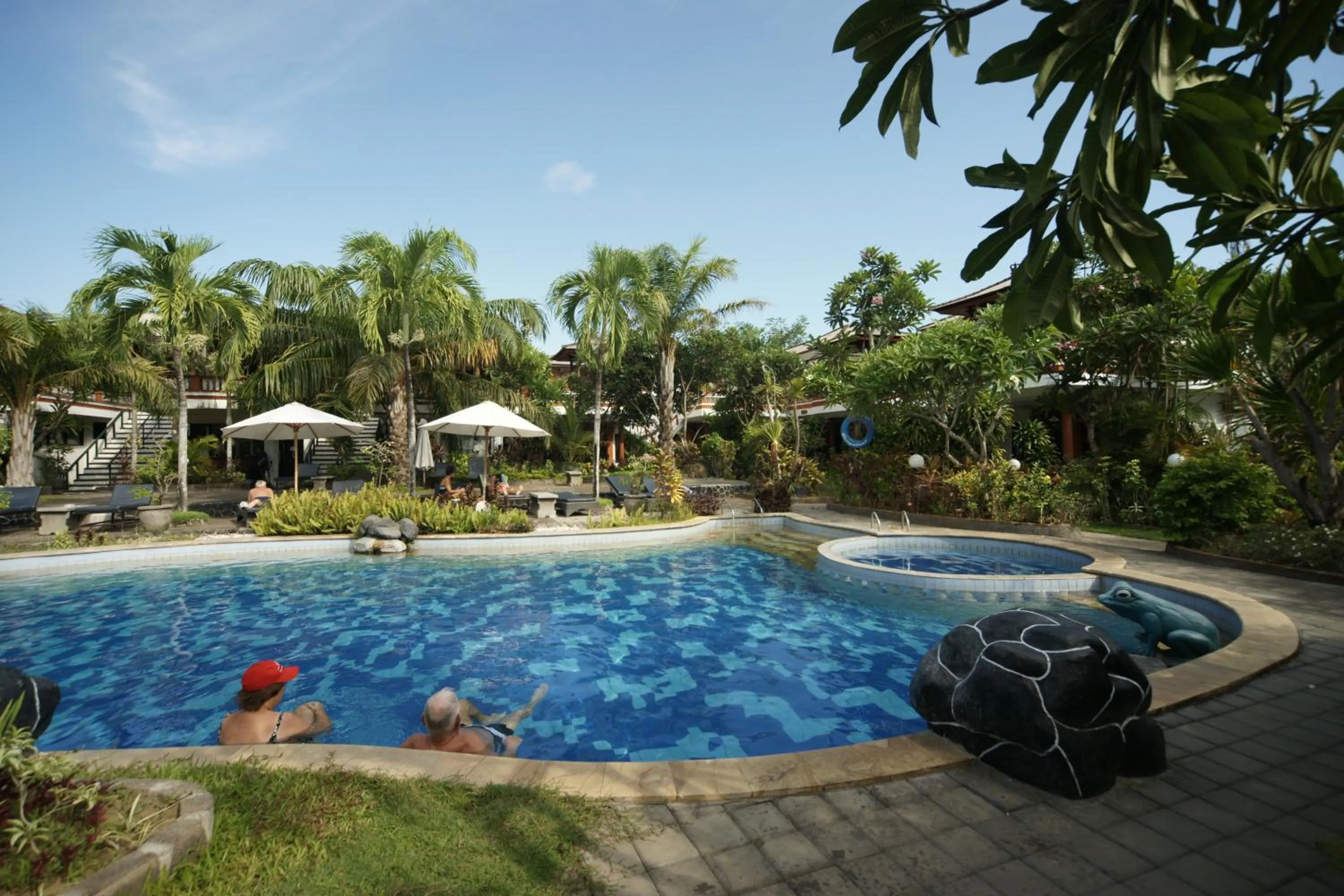 Swimming pool in Swastika Bungalows