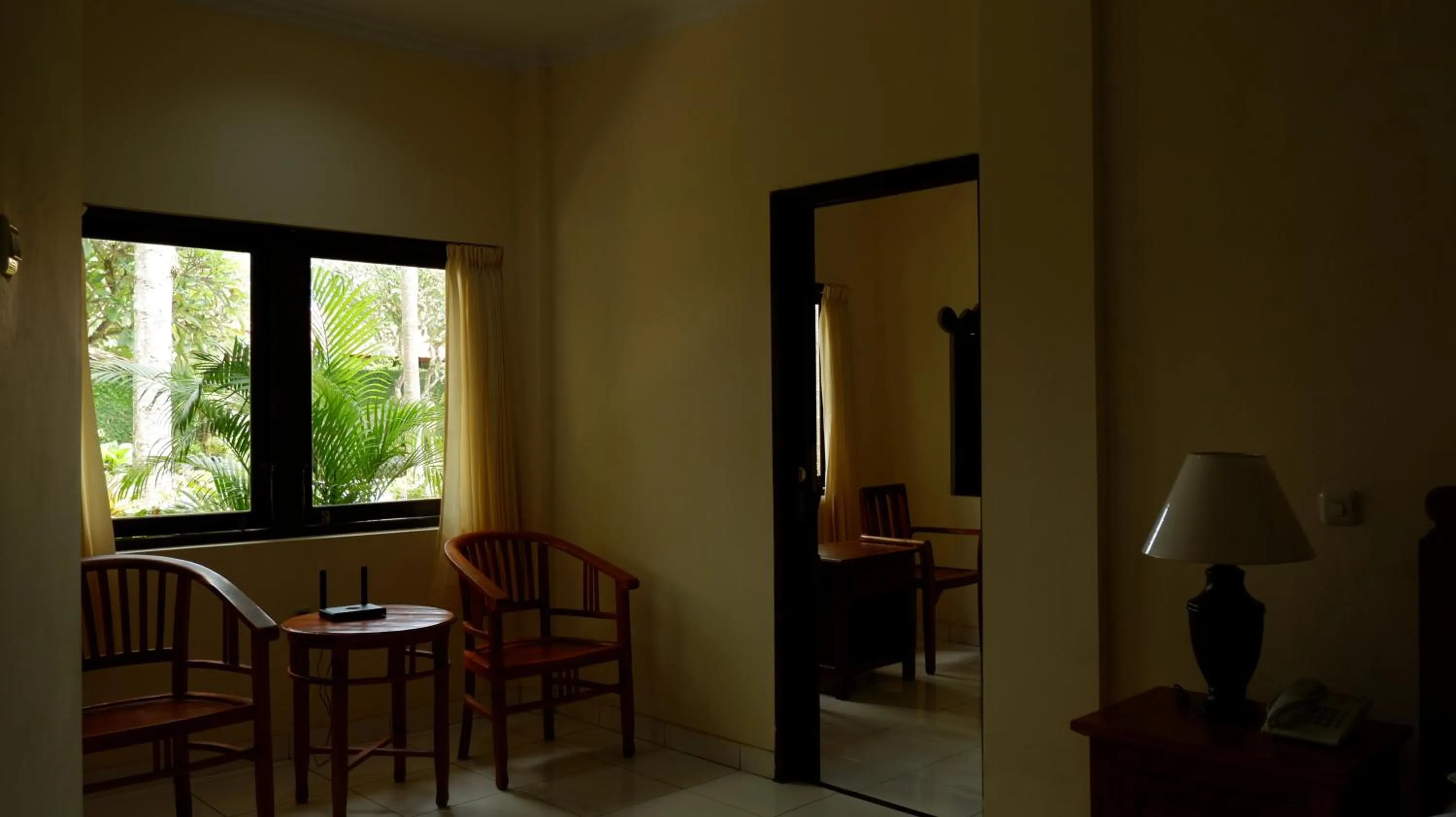 Living room in Swastika Bungalows