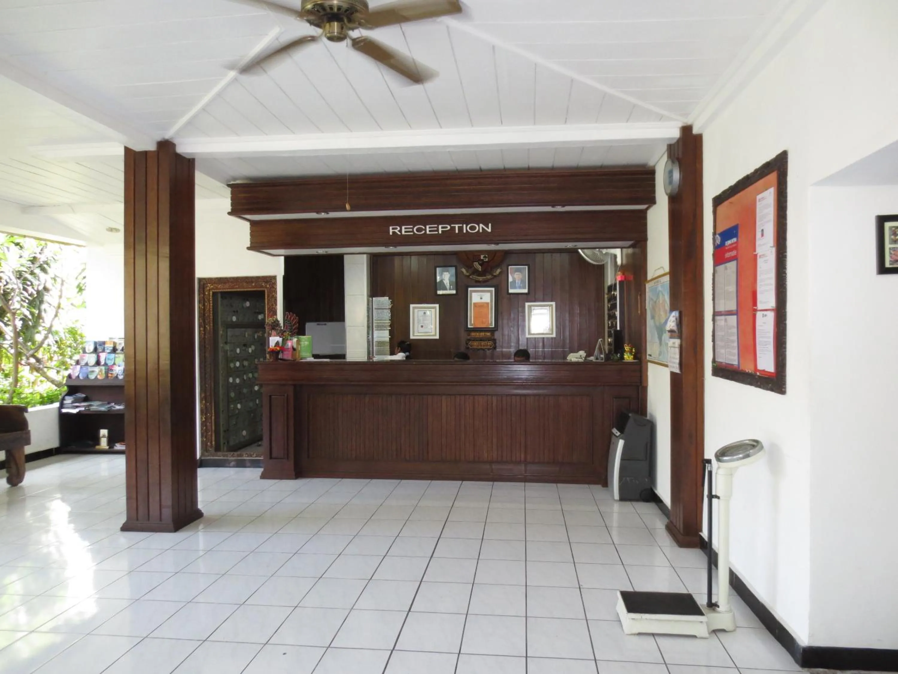 Lobby or reception in Swastika Bungalows