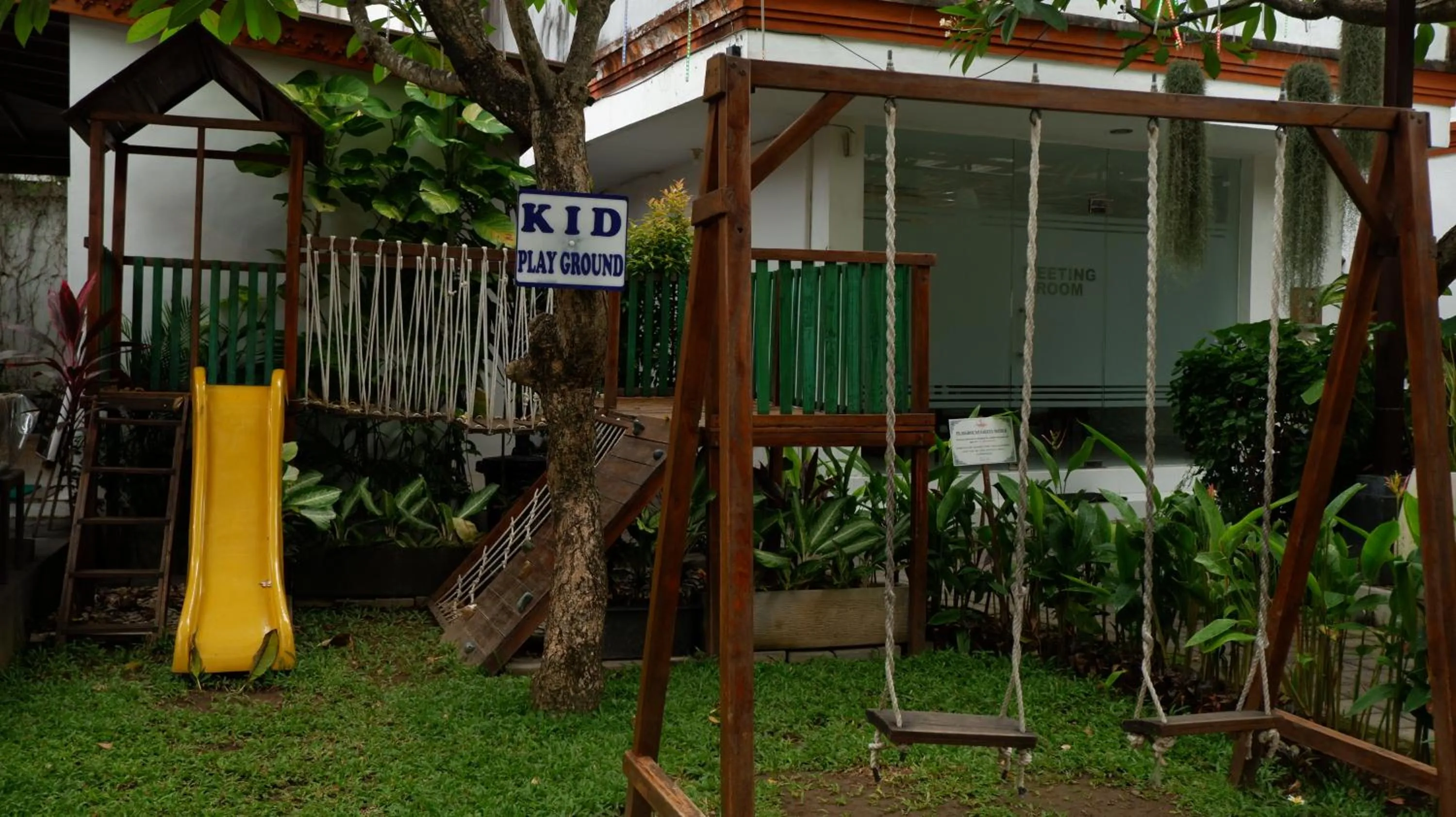 Garden view in Swastika Bungalows