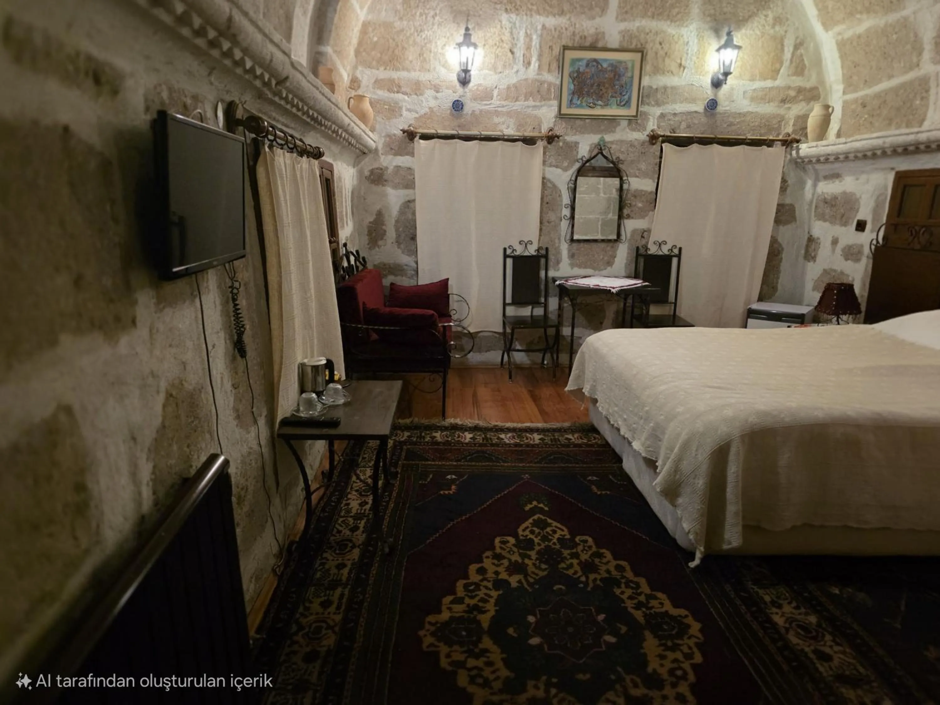 Photo of the whole room, Bed in Karamanli Konagi