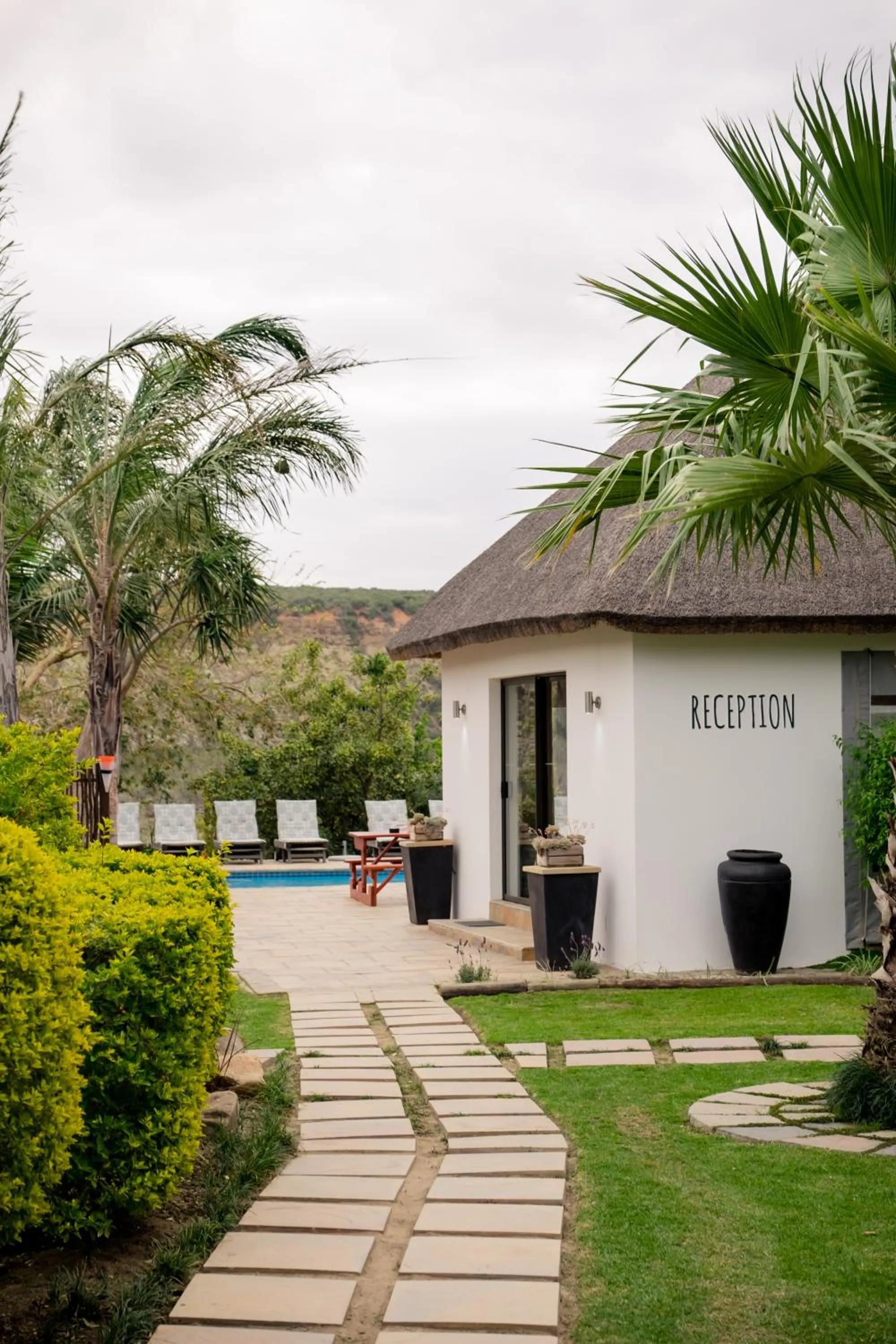 Lobby or reception in De Old Drift Guest Farm