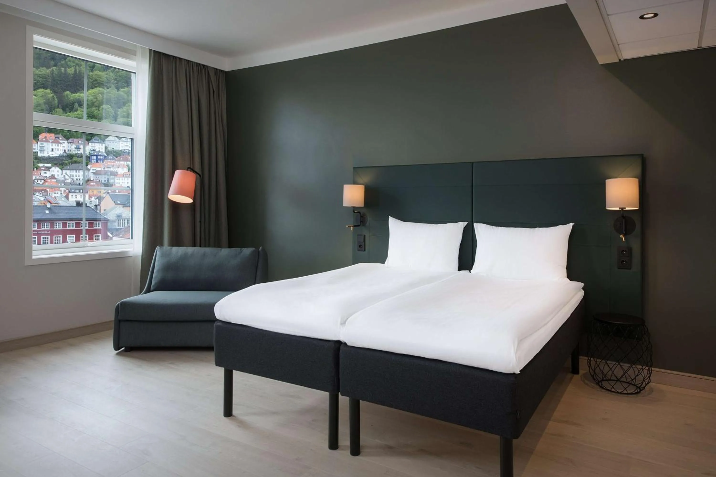 Bedroom, Bed in Scandic Torget Bergen