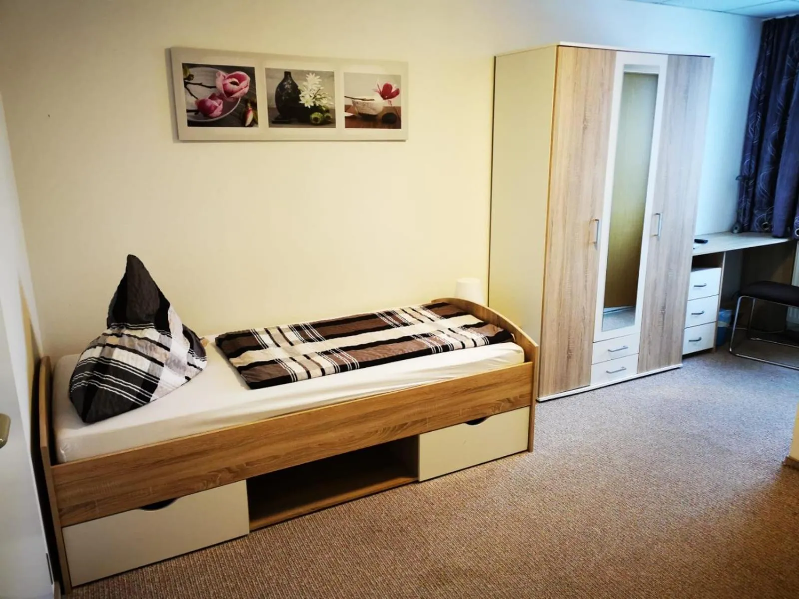 Bed in Gäste & Seminarhaus Harz