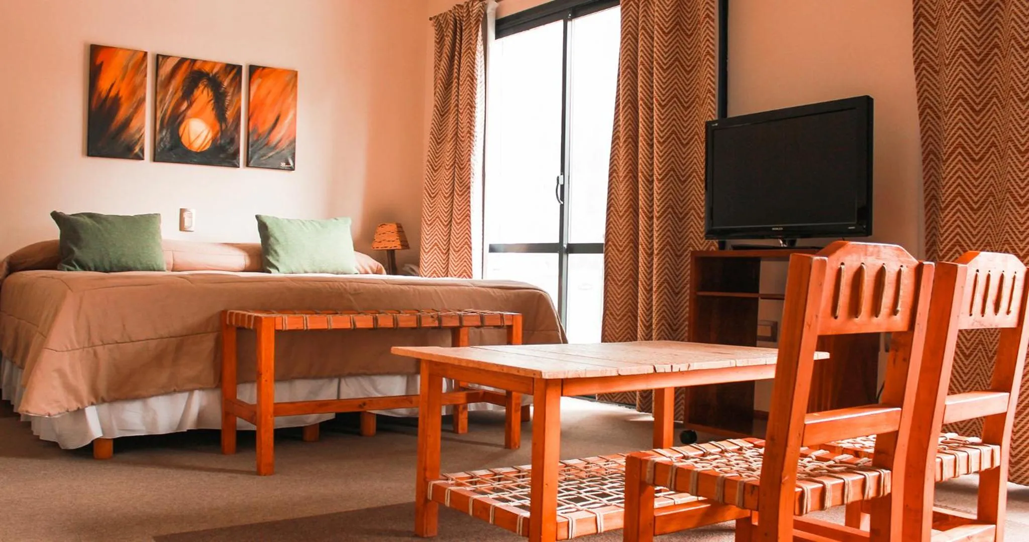 Bed in Hotel Los Sauces