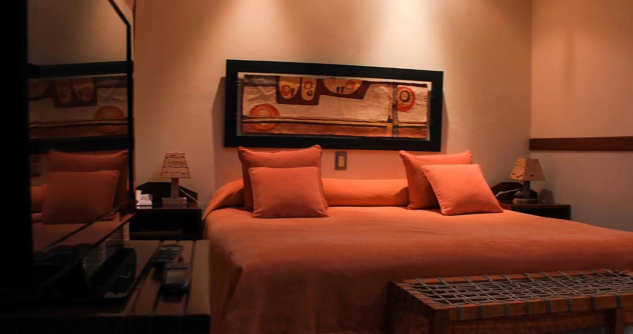 Bed in Hotel Los Sauces