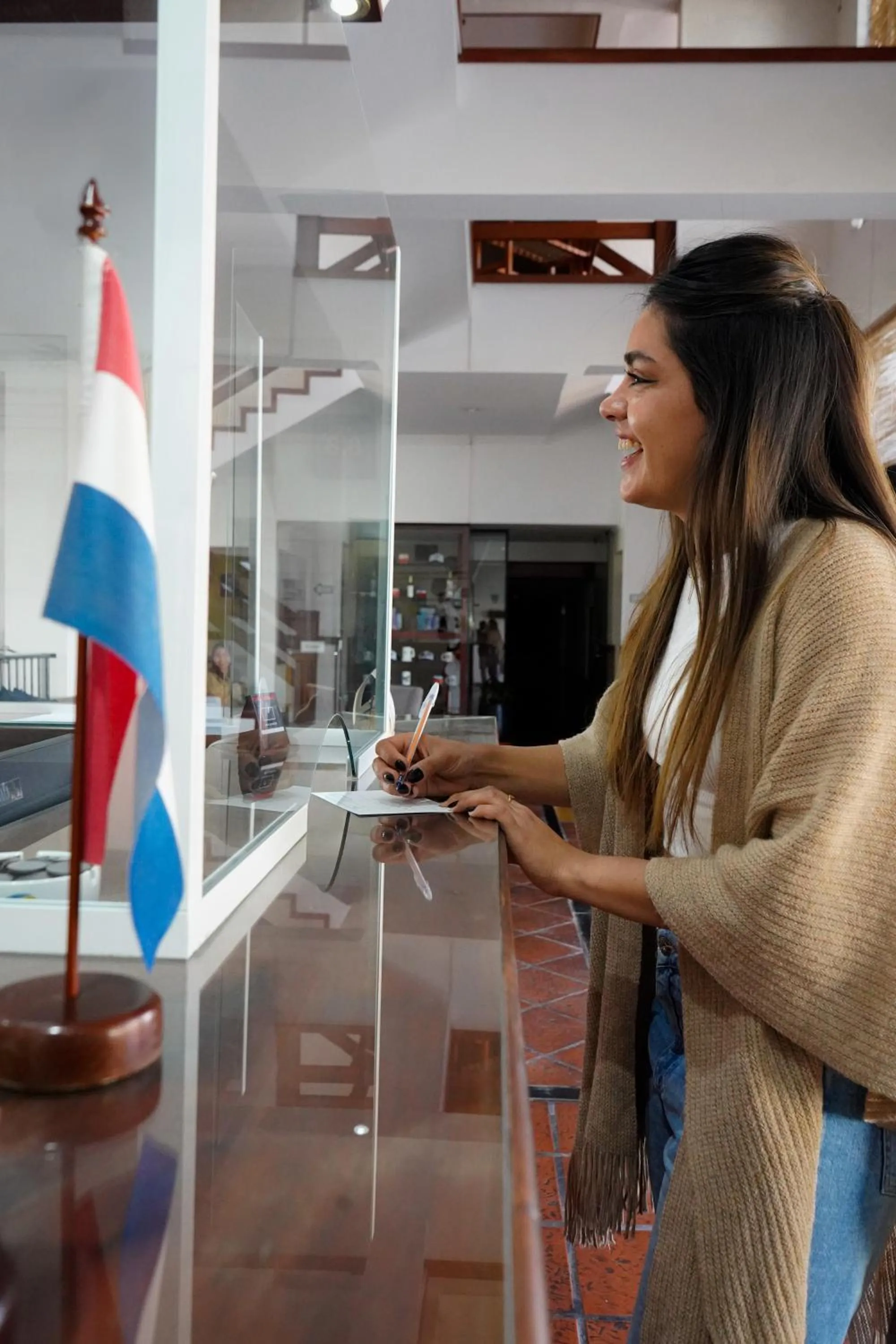 Lobby or reception in Hotel Los Sauces