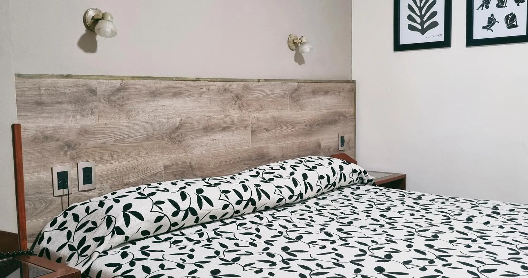 Bed in Hotel Los Sauces