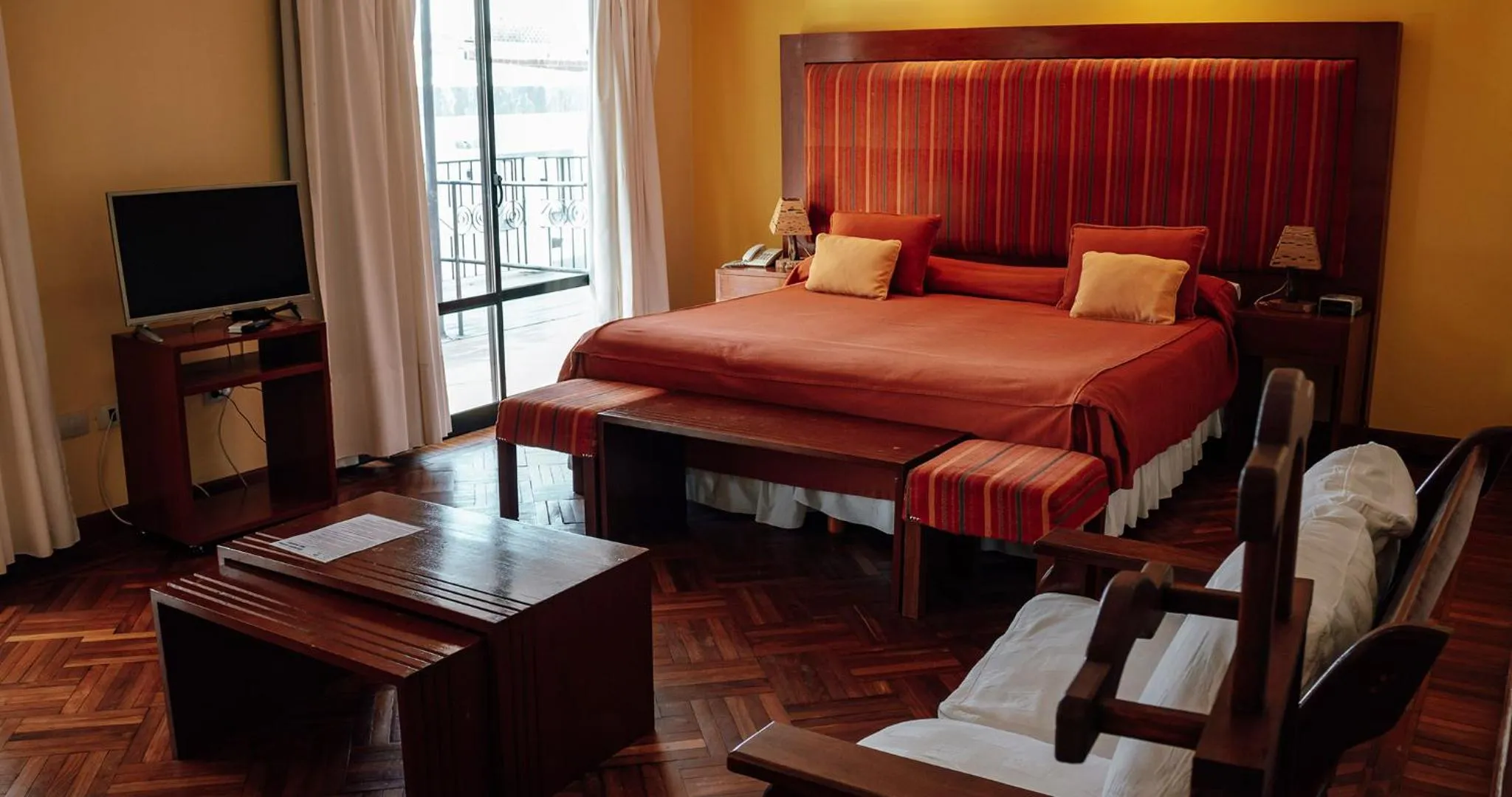 Bed in Hotel Los Sauces