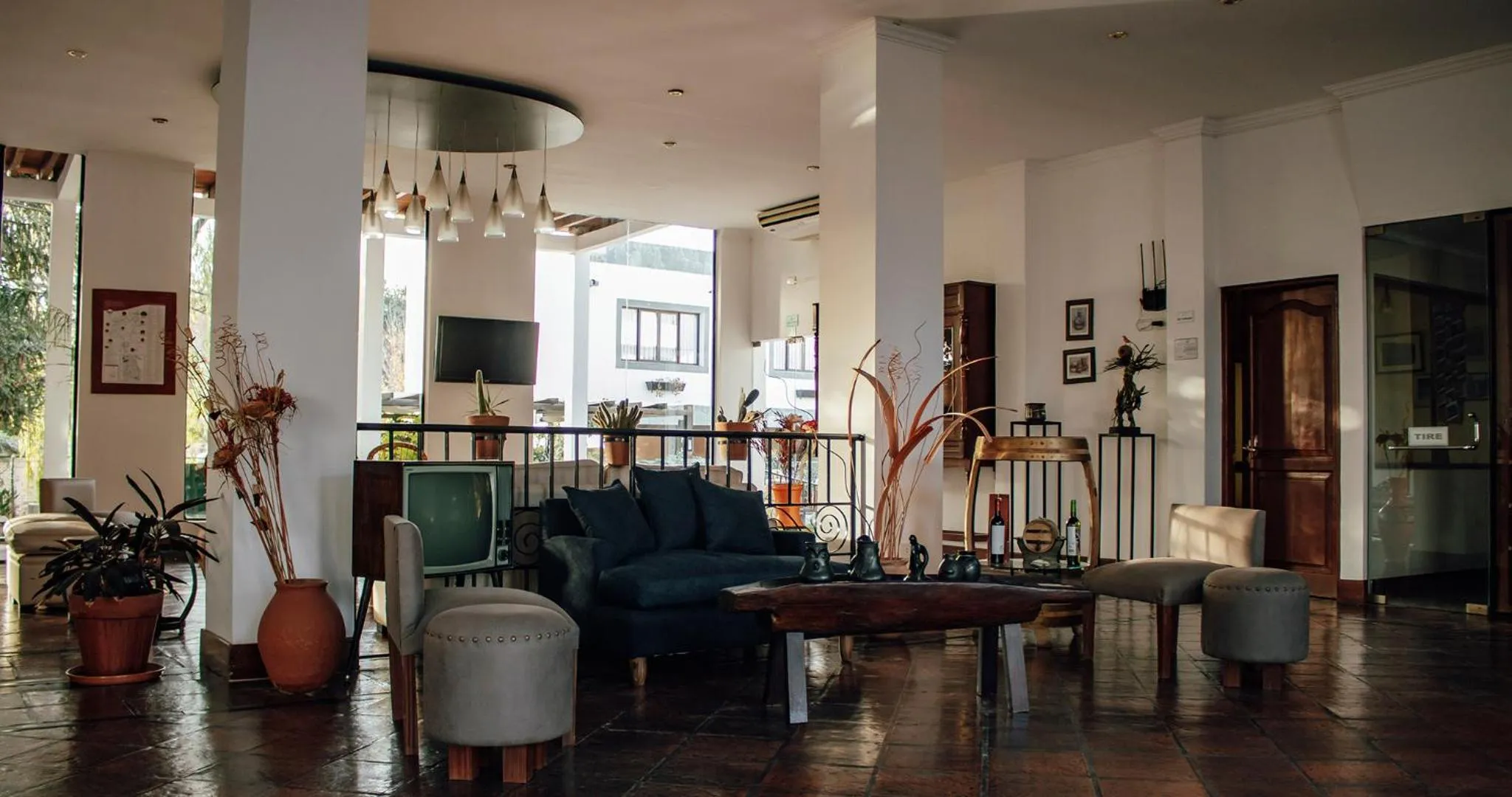 Living room in Hotel Los Sauces