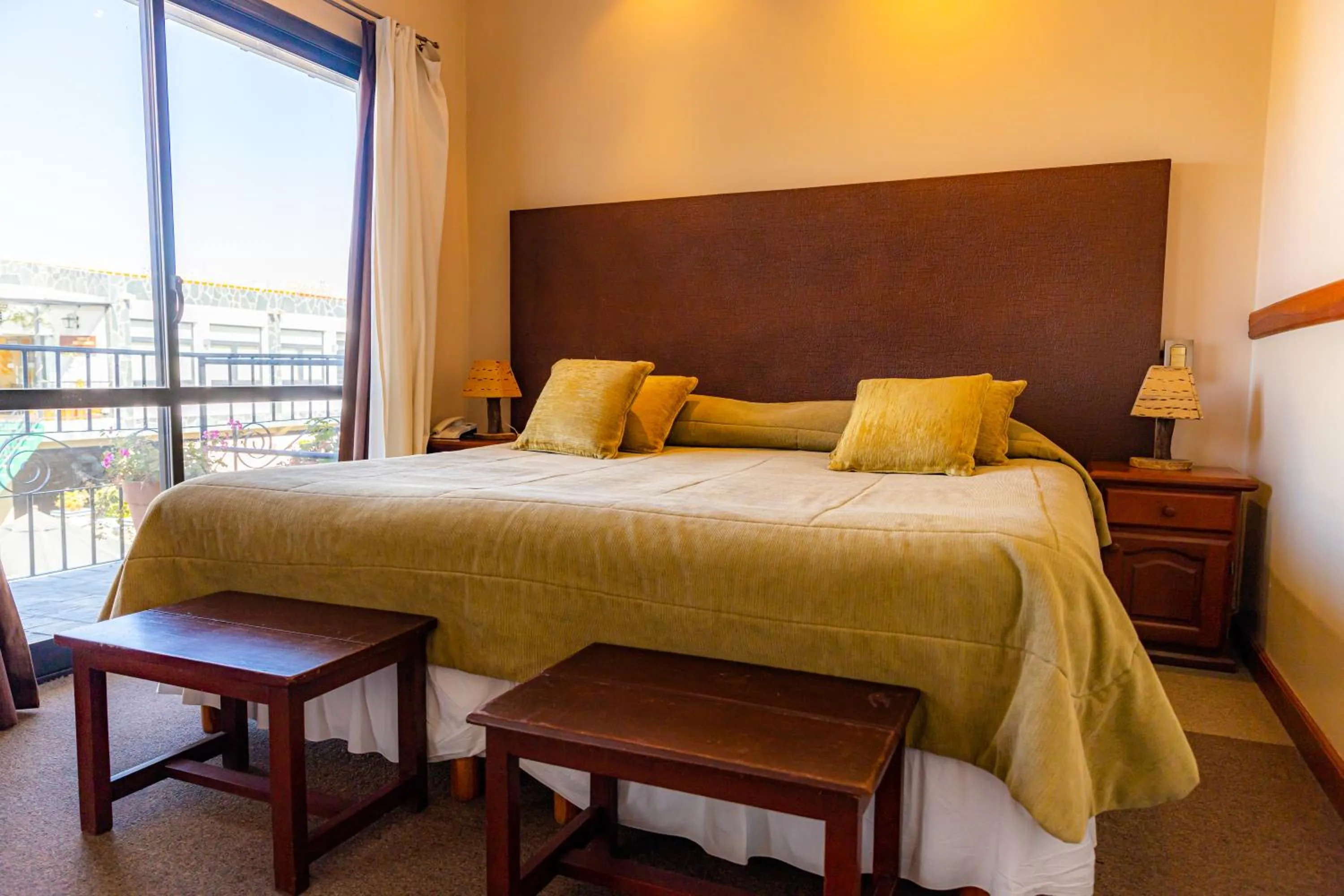 Bed in Hotel Los Sauces