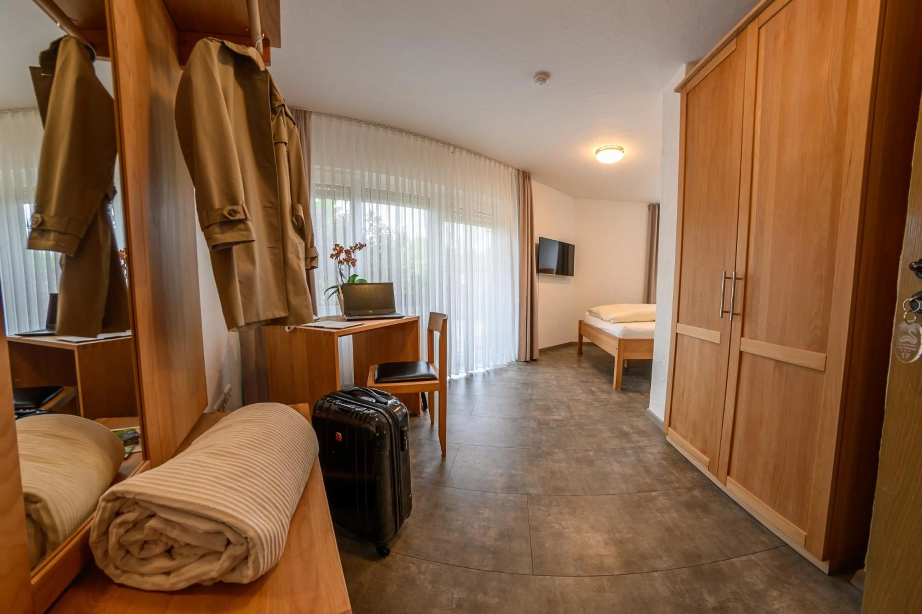 Bed in Hotel- Restaurant Zum Schwan