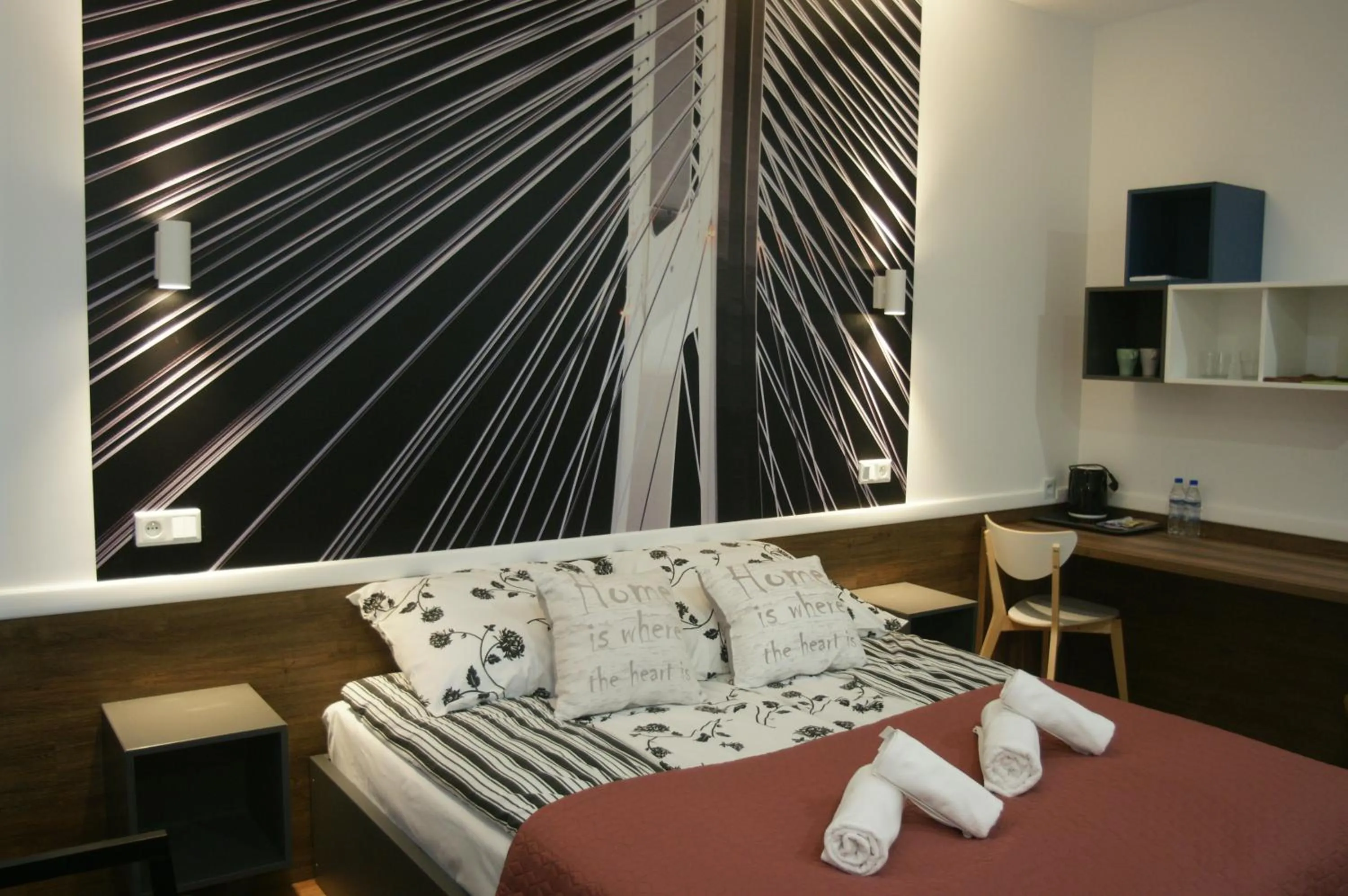 Photo of the whole room, Bed in Q Apartamenty