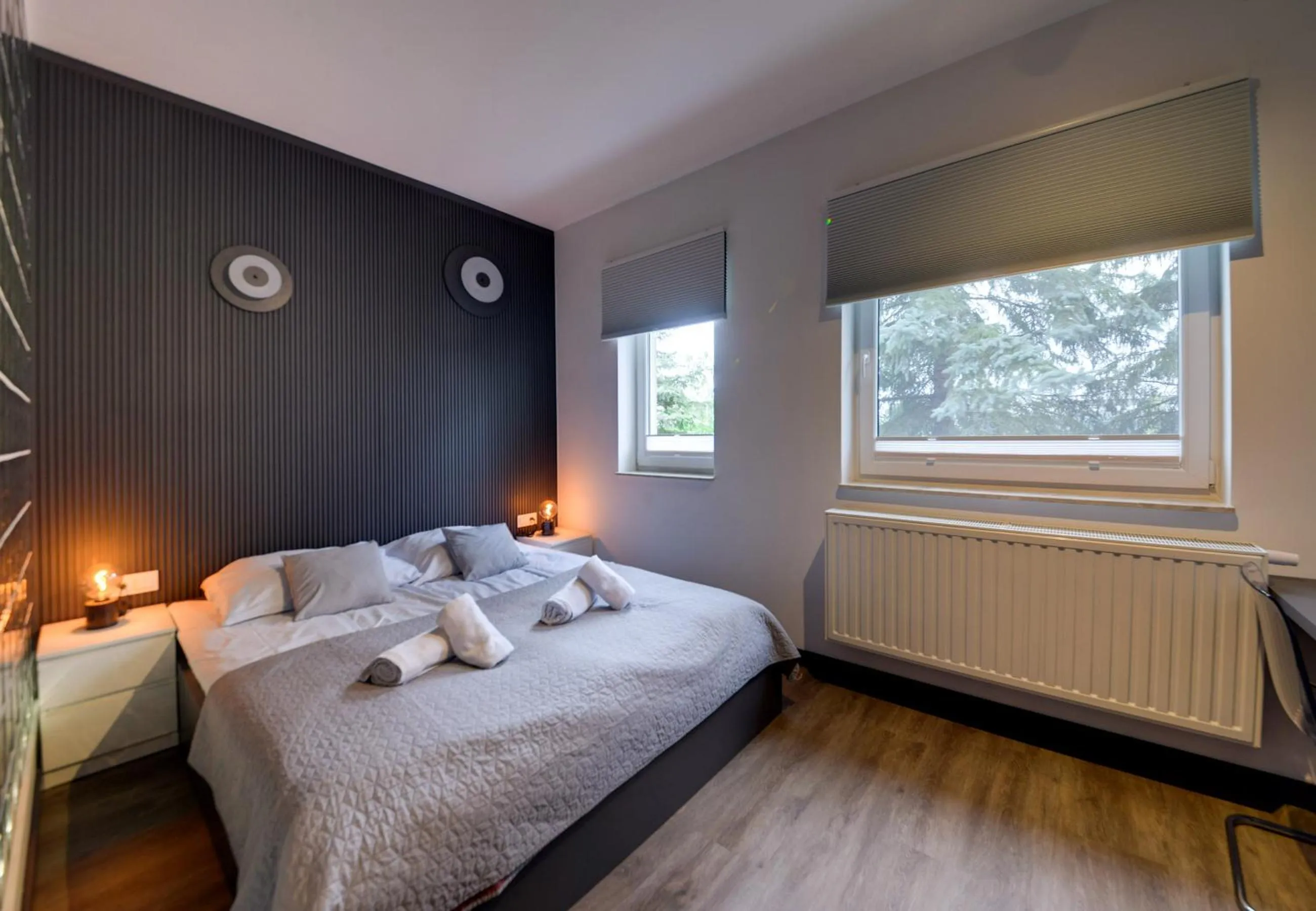 Bed in Q Apartamenty